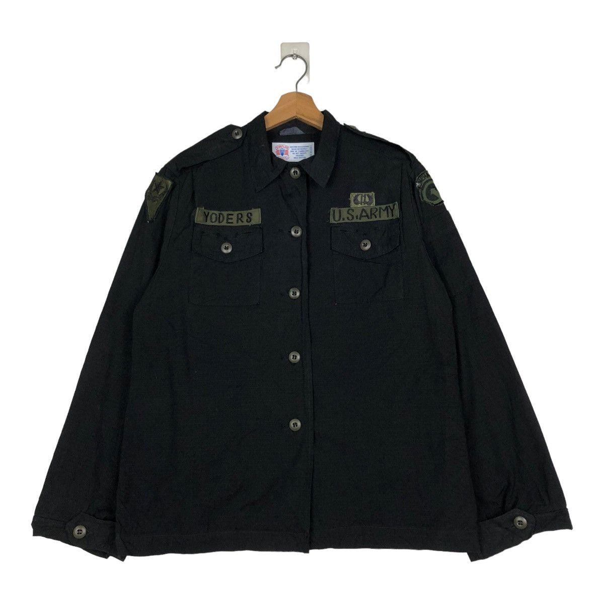 Hysteric Glamour 🔥VINTAGE BIKER CHORE JACKET SURPLUS UFO FULL PATCHES ...