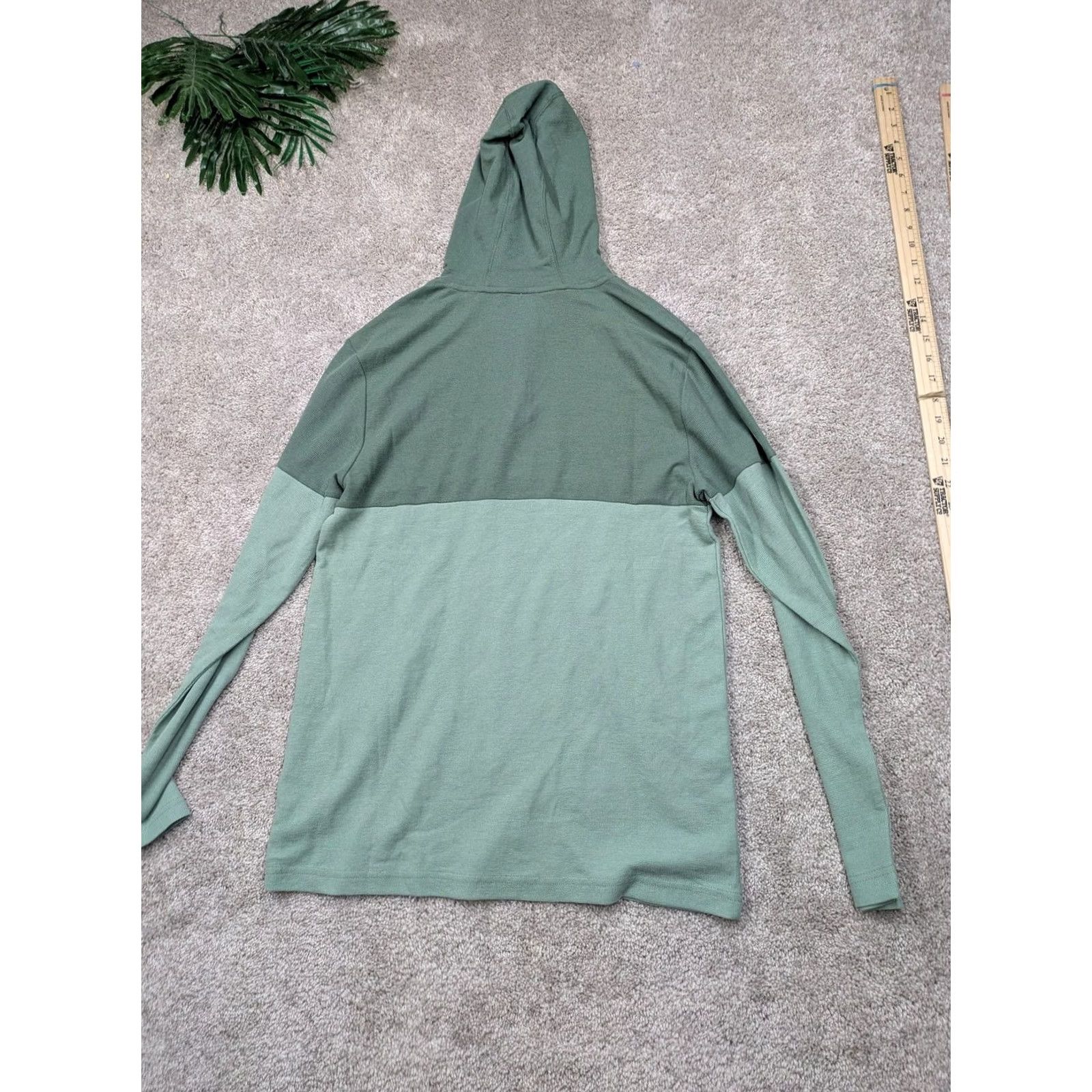 Volcom Volcom Hoodie Mens Medium Green Lightweight Henley Pullover Logo Long Sleeve Size US M / EU 48-50 / 2 - 6 Thumbnail