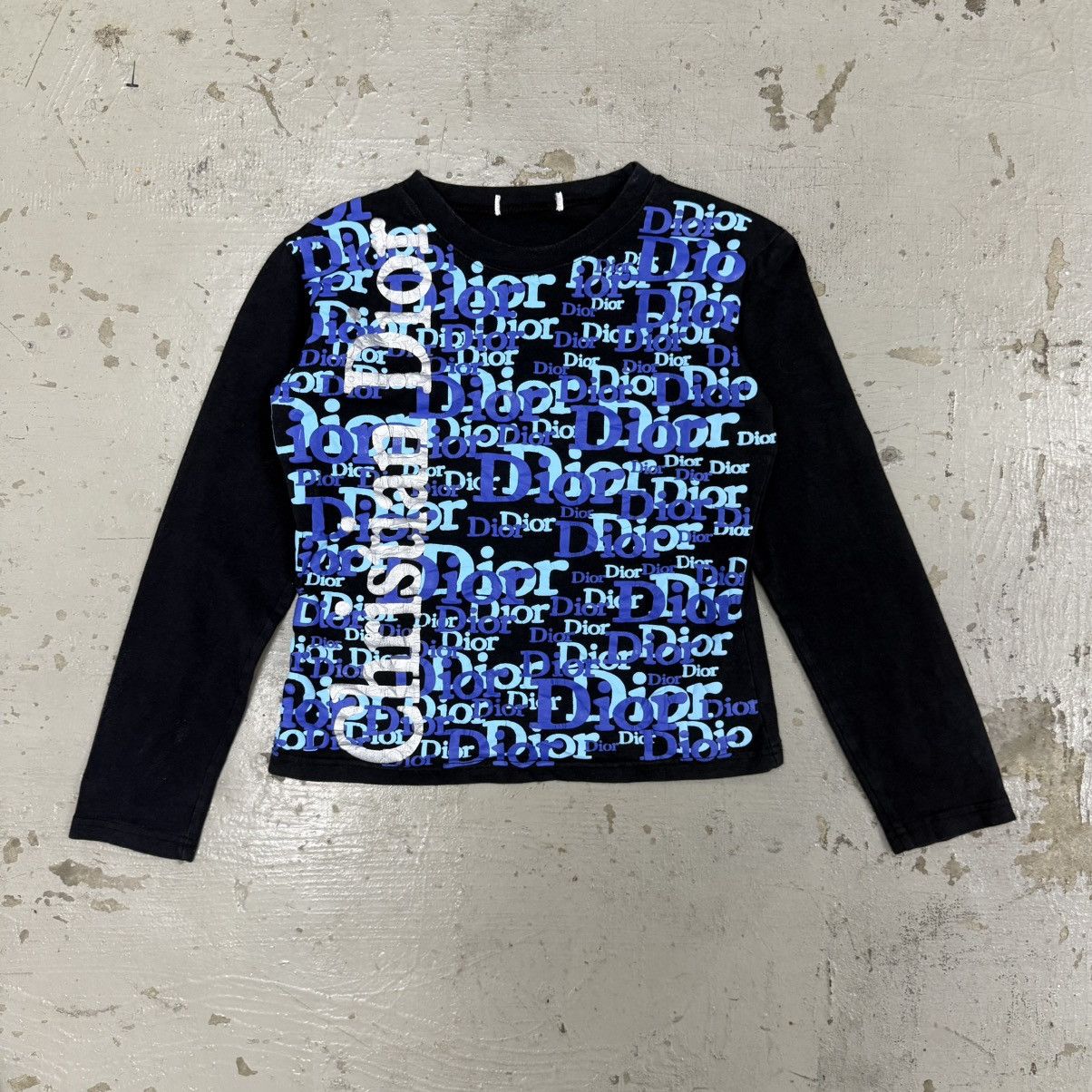 Dior Vintage Dior Multiple Spellout Long sleeve Tee Size XS / US 0-2 / IT 36-38 - 1 Thumbnail