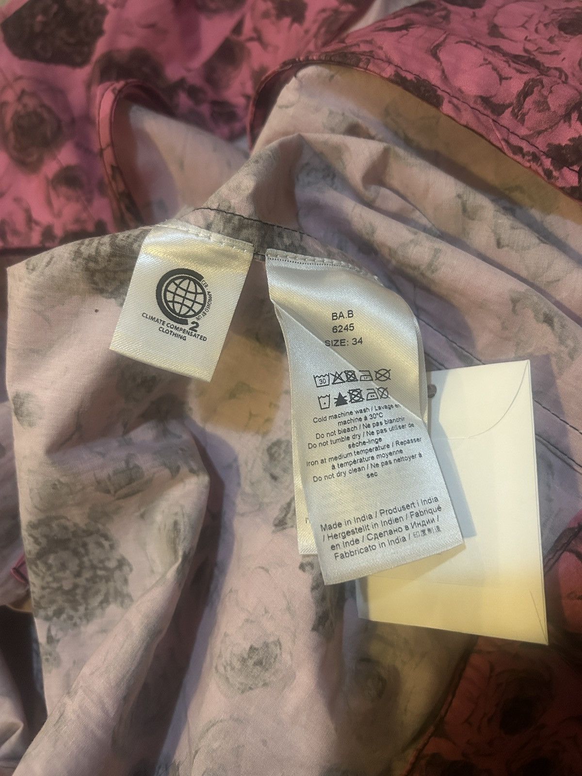 Ganni Ganni Smoking Rose Mini Dress Shocking Pink Size XS / US 0-2 / IT 36-38 - 4 Thumbnail