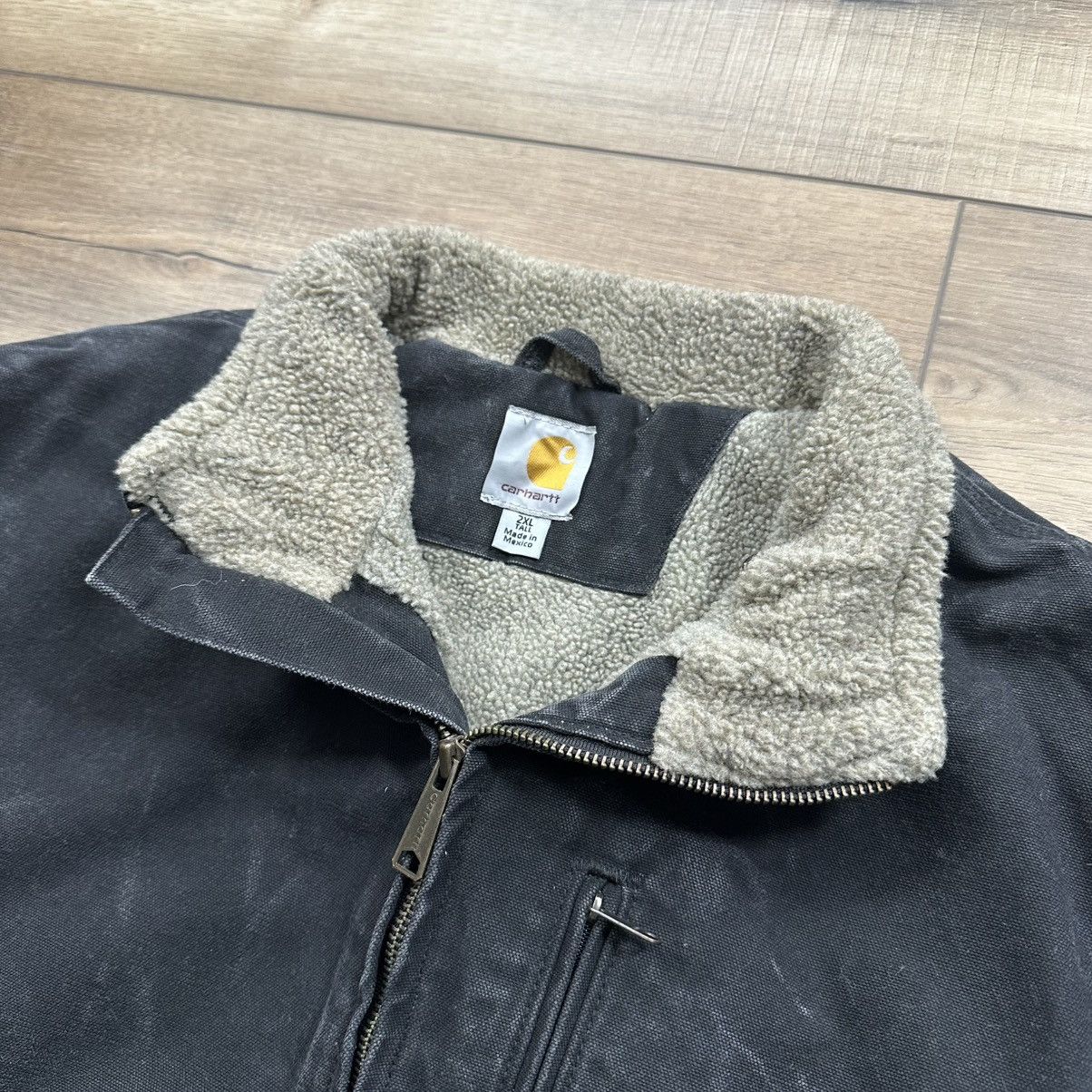 Carhartt Vintage 2000s Y2K Carhartt Sherpa Lined Work Jacket Size US XXL / EU 58 / 5 - 4 Thumbnail