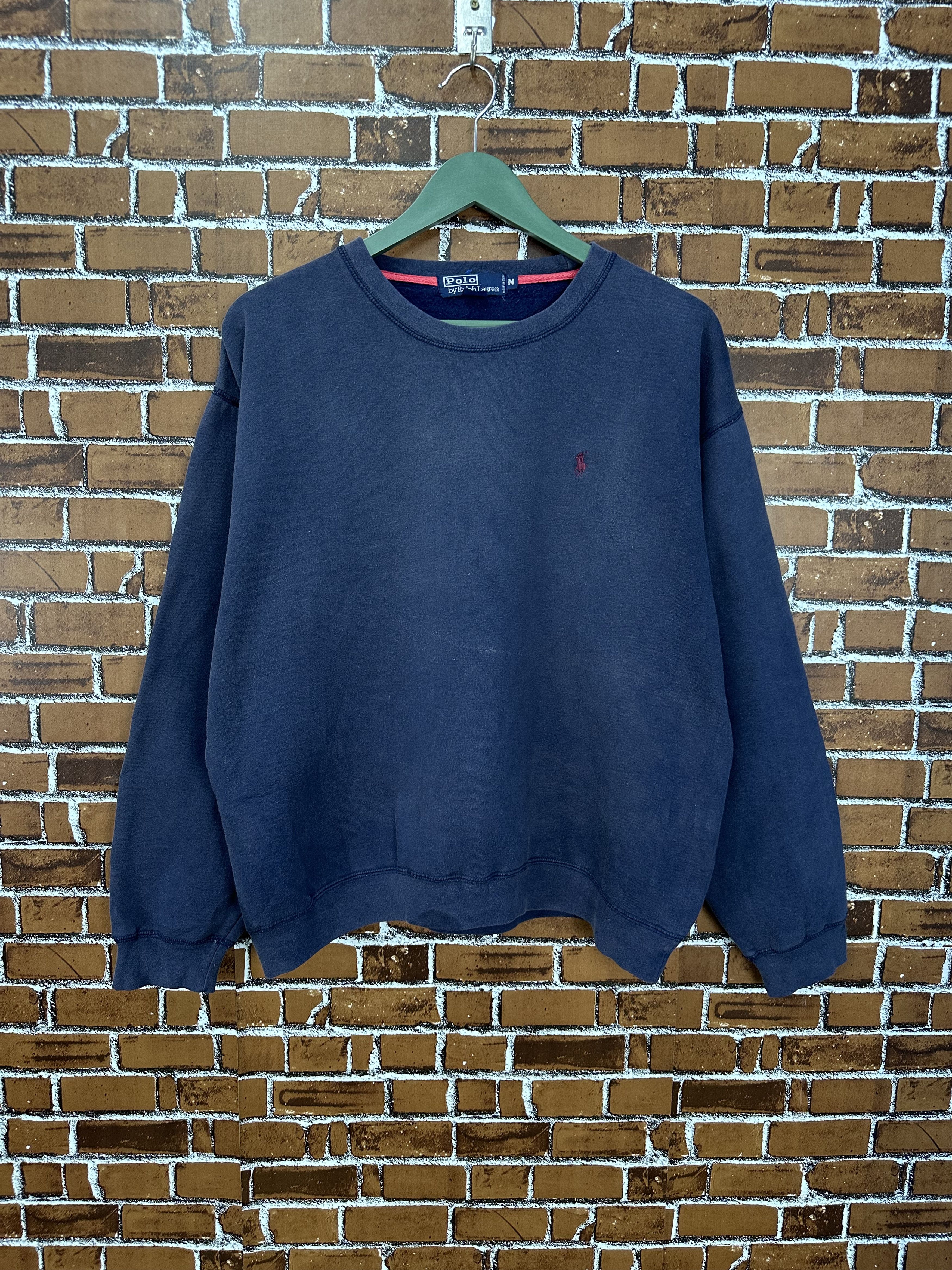 Polo Ralph Lauren Vintage Sunfaded Polo Ralph Lauren Sweatshirt Z469 Size US M / EU 48-50 / 2 - 1 Thumbnail