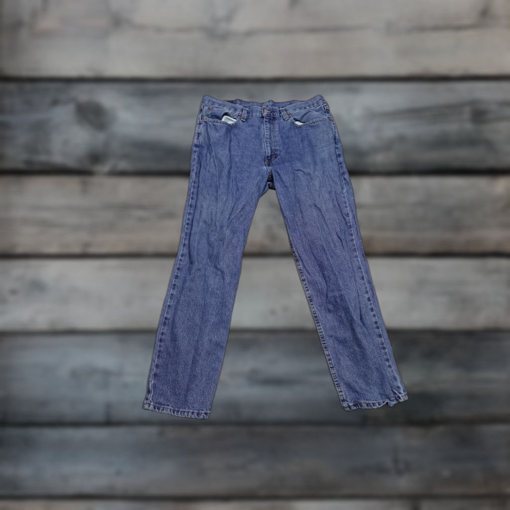 Levi's Levi's 550 Jeans Mens 36x30 Blue Relaxed Fit Light Wash Western Cowboy Rancher Jeans Size US 36 / EU 52 - 1 Thumbnail
