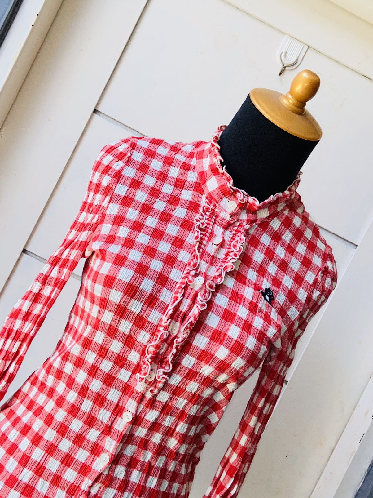 Issey Miyake TSUMORI CHISATO Plaid Shirt Size XXS / US 00 / IT 34 - 4 Thumbnail