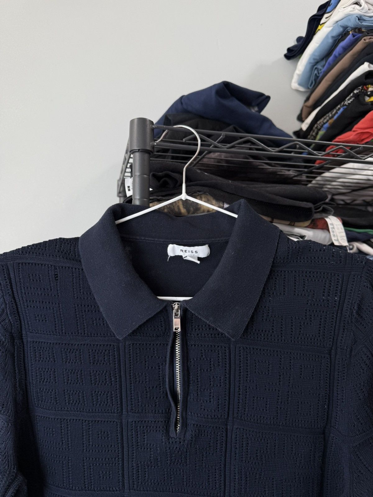 Reiss Knit Reiss Polo Shirt Pattern Luxury Size US S / EU 44-46 / 1 - 2 Thumbnail