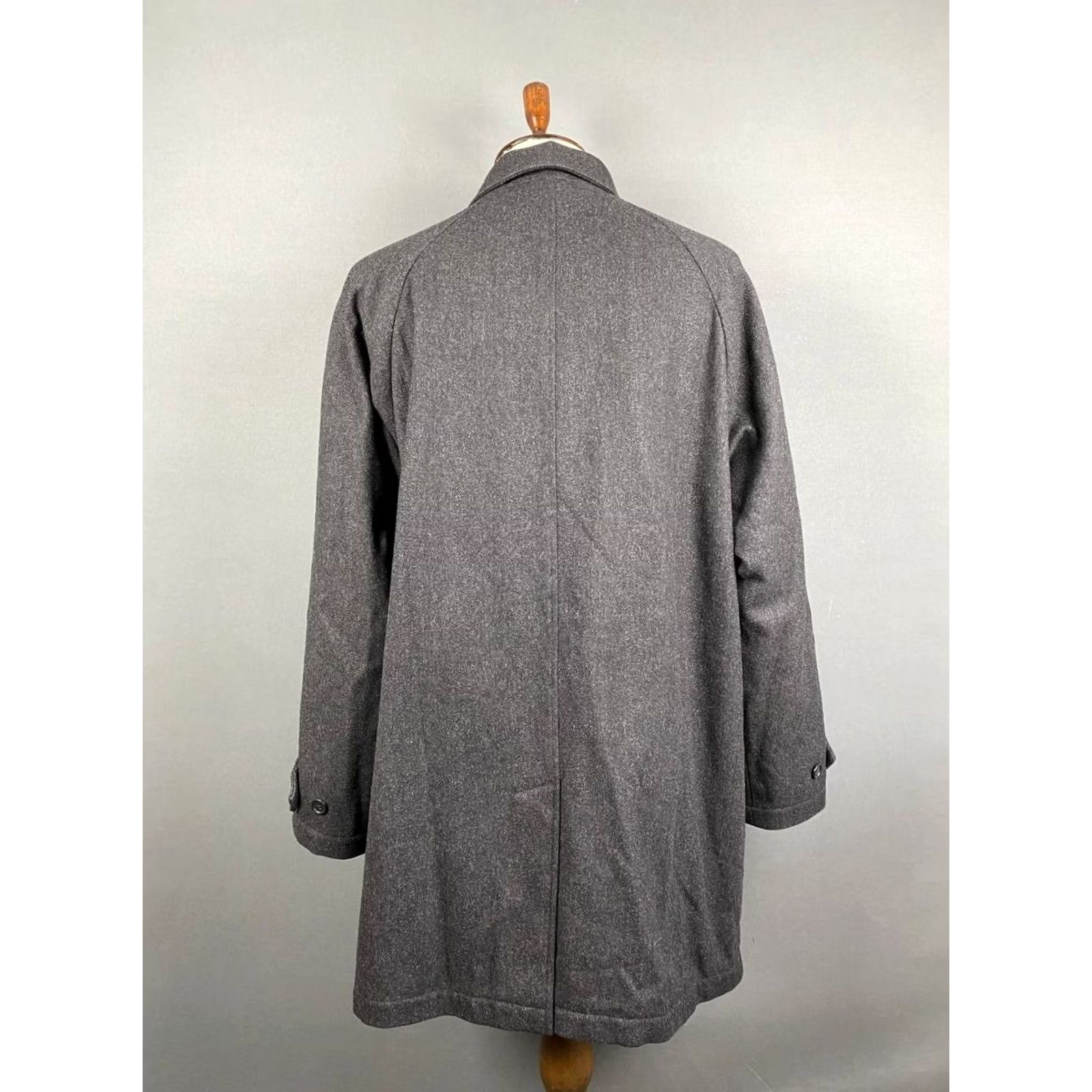 Fay Fay Jacket Regular 2XL Black Trench Parka Breathable Full Zip Button Up Mid-Length Jacket Coat Men Size US XXL / EU 58 / 5 - 2 Thumbnail
