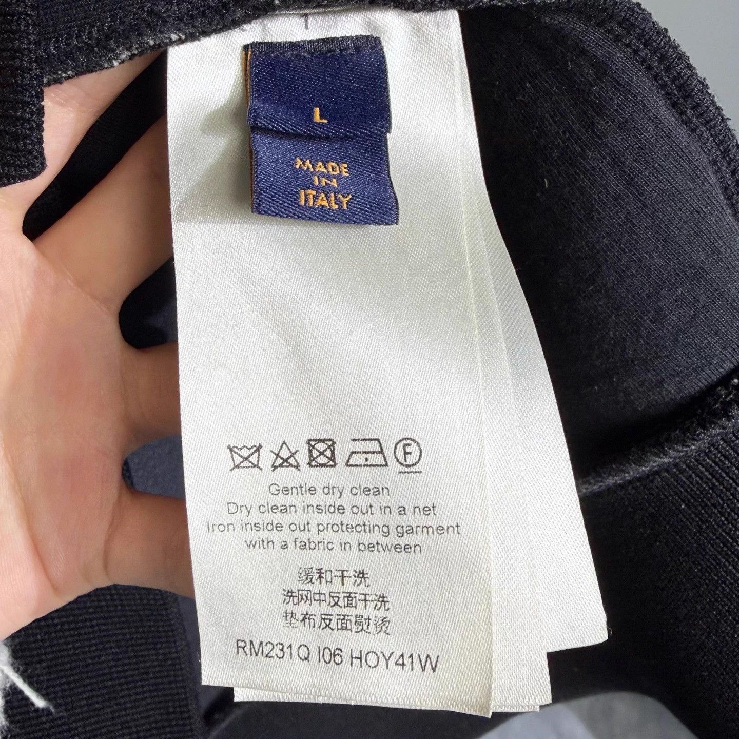 Louis Vuitton LV 24SS Gradient Monogram Allover Print Black Hoodie L Size US L / EU 52-54 / 3 - 4 Thumbnail