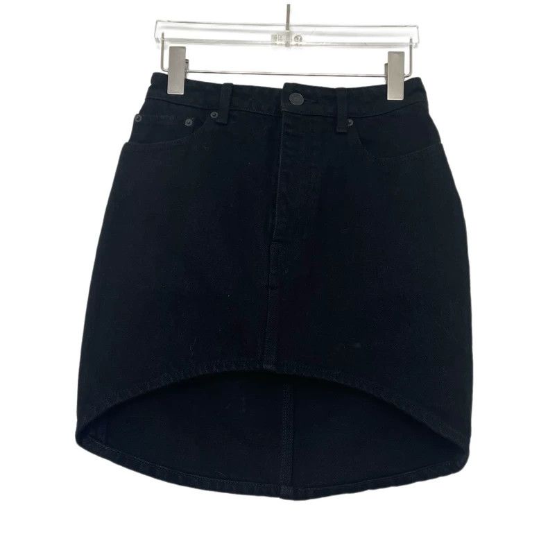 Balenciaga Balenciaga High Waisted Mini A-line Skirt with Arc Hem Size 35" - 1 Thumbnail
