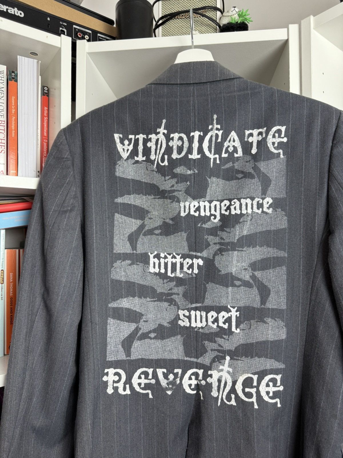 Affliction × Designer × Vintage Vintage y2k Affliciton style printed blazer jacket S archive Size 36S - 5 Thumbnail