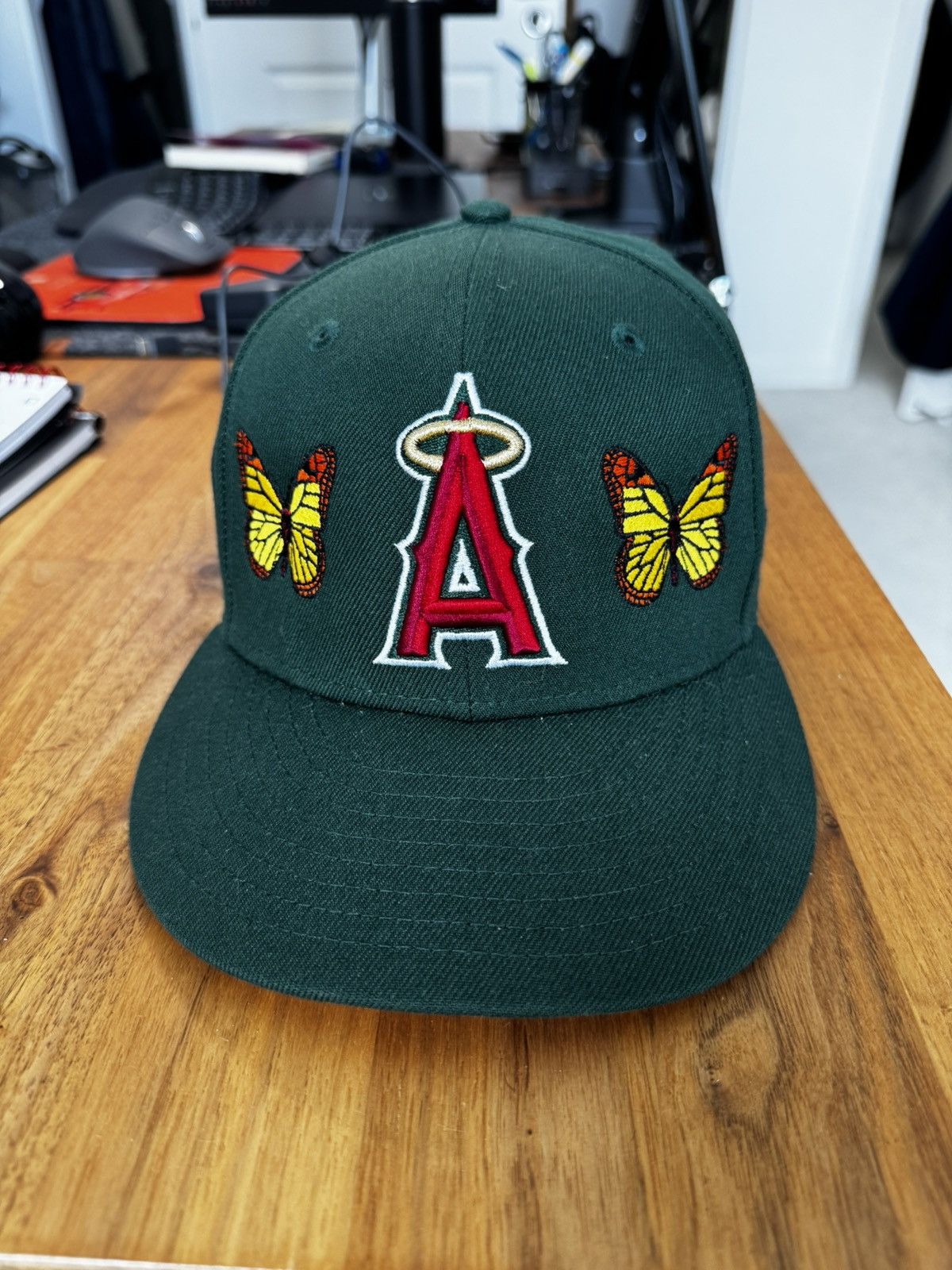New Era Lord Fubu New Era Anaheim Angels Embroidered Hat Size ONE SIZE - 1 Thumbnail