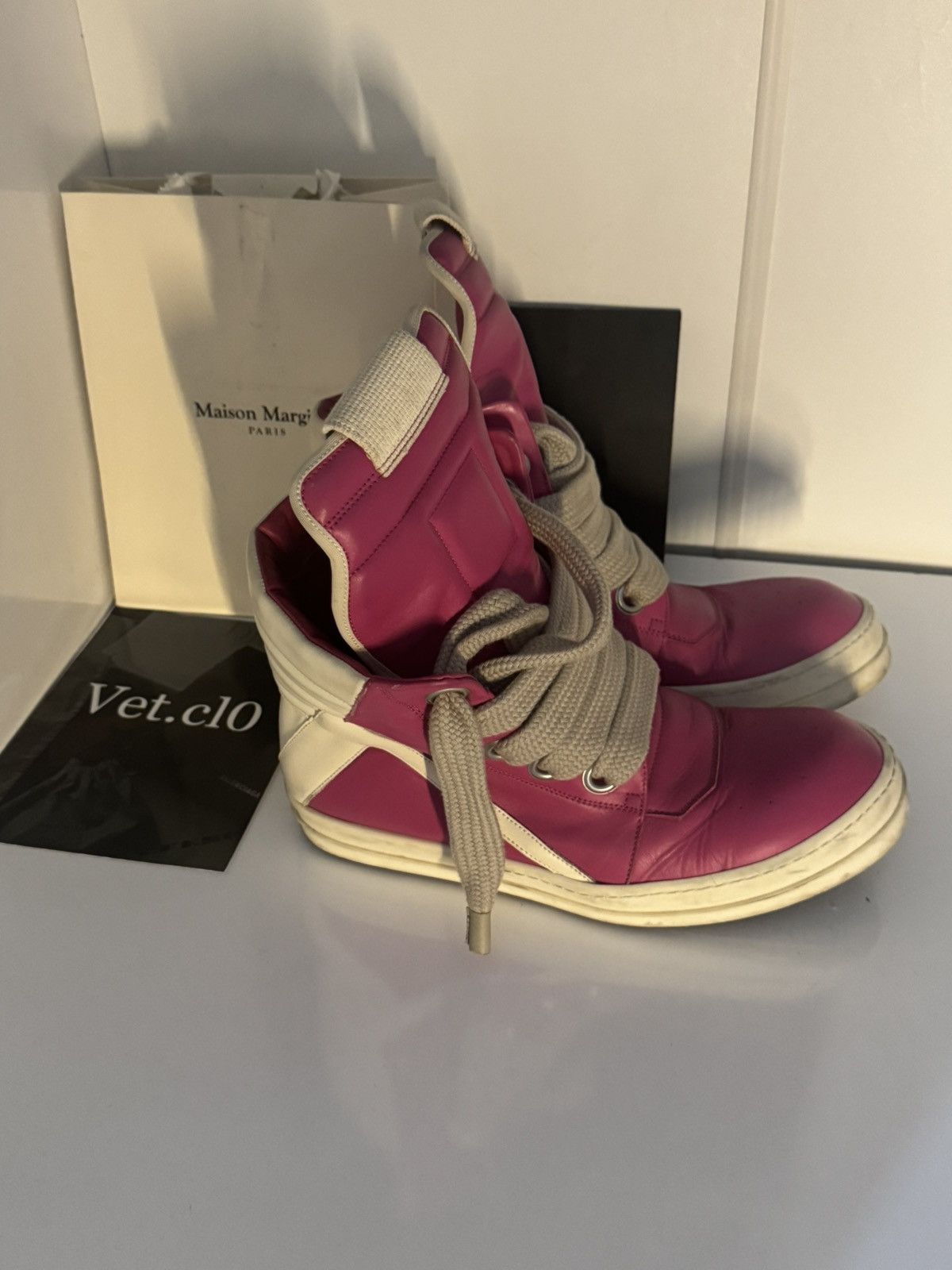 Rick Owens ✅Rick Owens Jumbo Geobasket pink 43 Size US 10 / EU 43 - 3 Thumbnail
