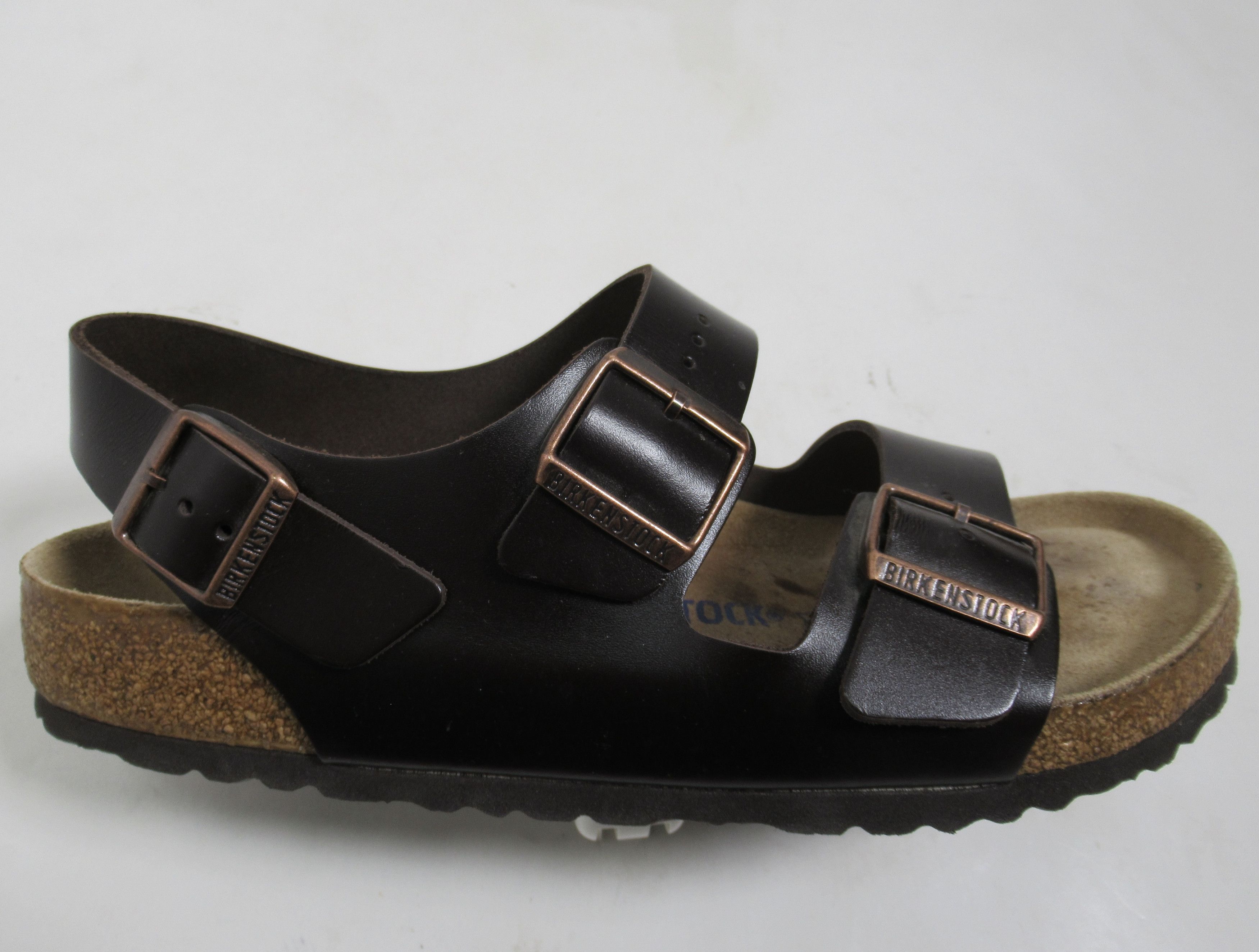 Birkenstock Birkenstock Milano Buckle Leather Sandals Brown 9 US M Size US 9 / EU 42 - 1 Thumbnail