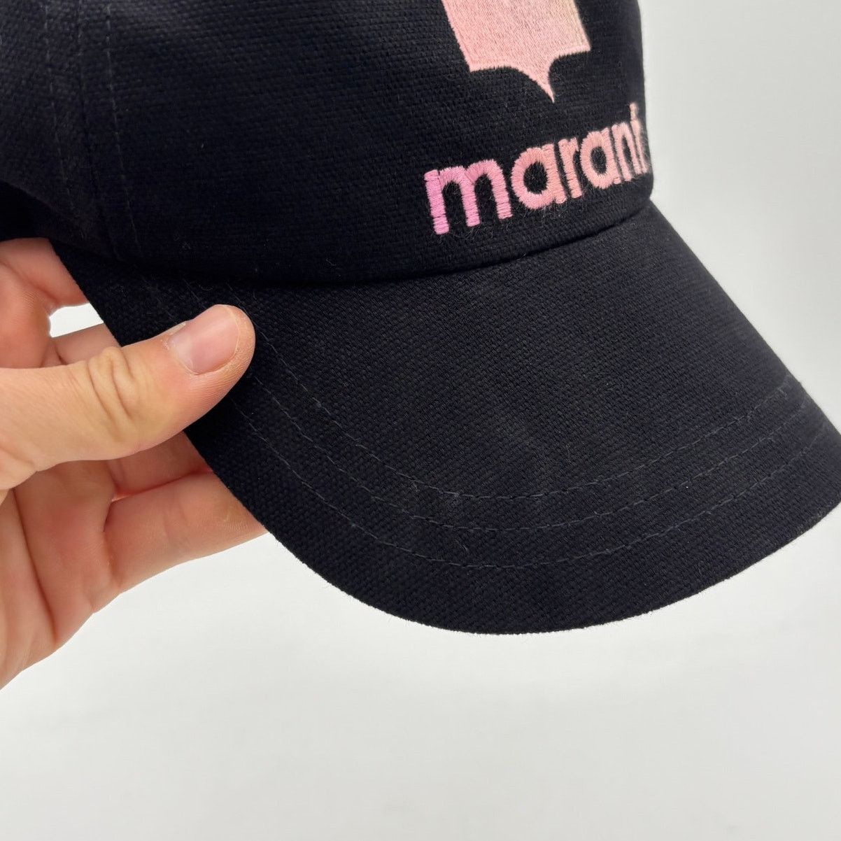 Isabel Marant Isabel Marant Tyron Pink Logo Embroidered Baseball Cap Hat Size ONE SIZE - 11 Thumbnail