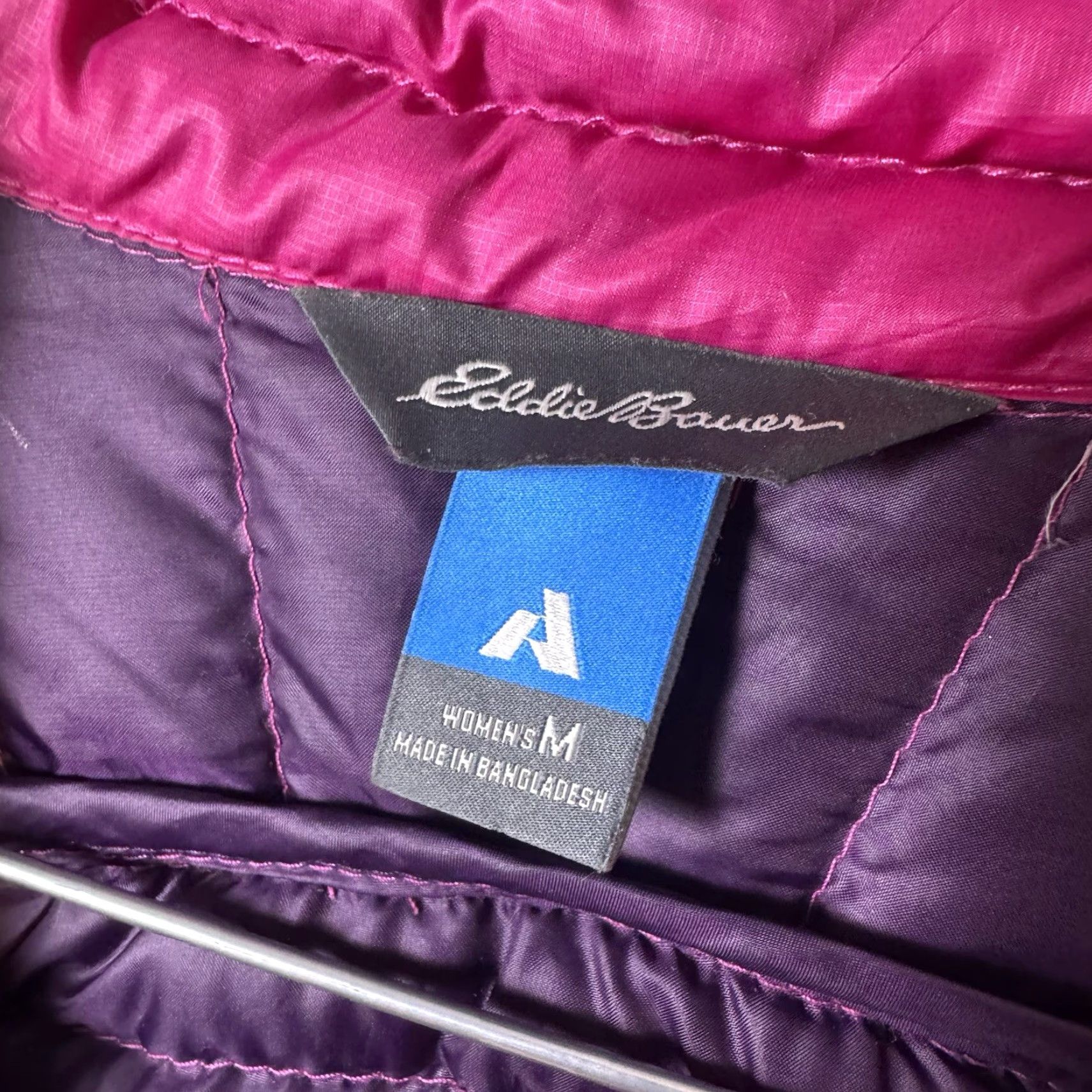 Eddie Bauer Eddie Bauer First Ascent Downlight Jacket Womens M Quilted Puffer Packable Pink Size M / US 6-8 / IT 42-44 - 6 Thumbnail