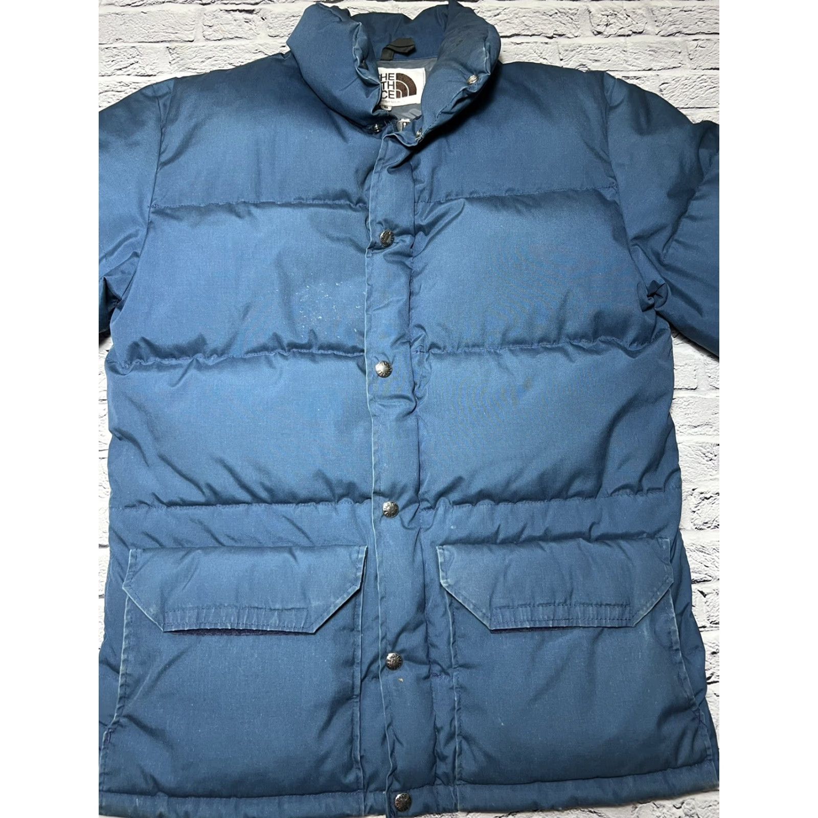 The North Face VINTAGE The North Face Down Puffer Coat Mens S / Womens M USA Navy Blue Puffer Jacket Mens Womens Size M / US 6-8 / IT 42-44 - 3 Thumbnail