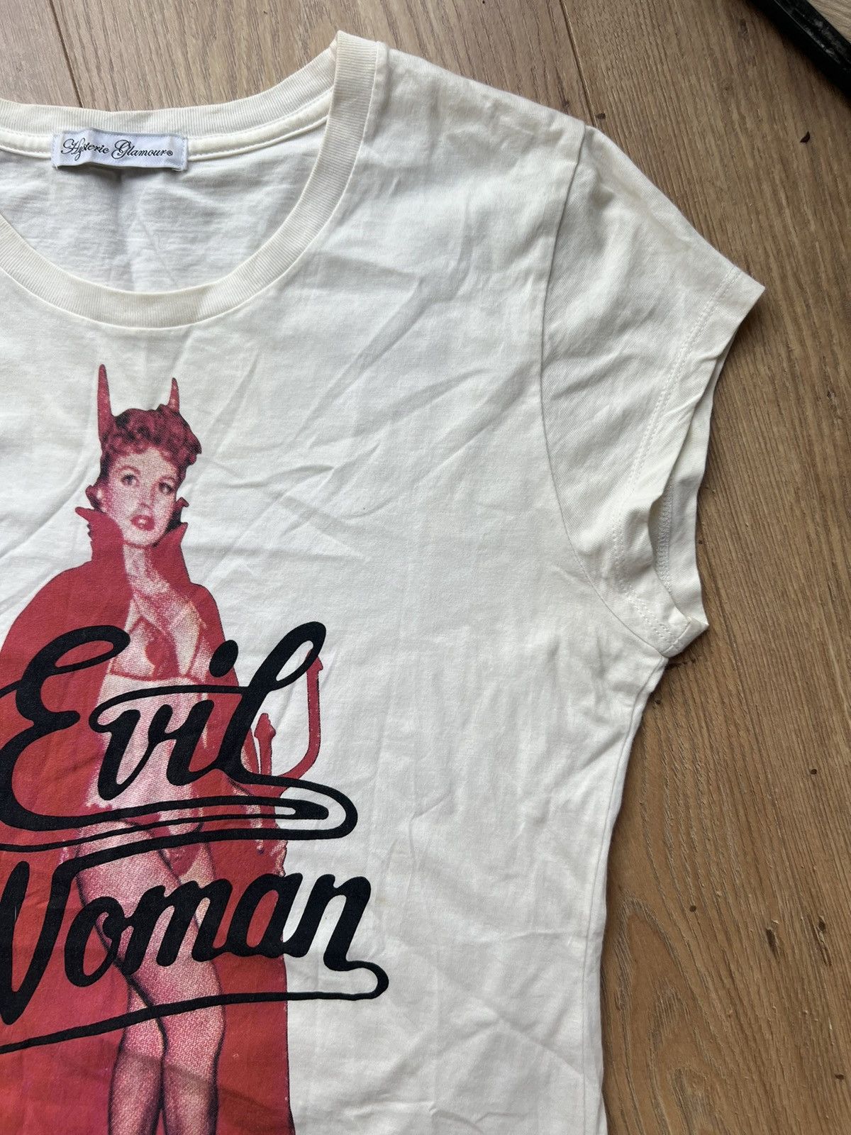Hysteric Glamour HYSTERIC GLAMOUR EVIL WOMAN RARE TEE Y2K Size S / US 4 / IT 40 - 6 Thumbnail