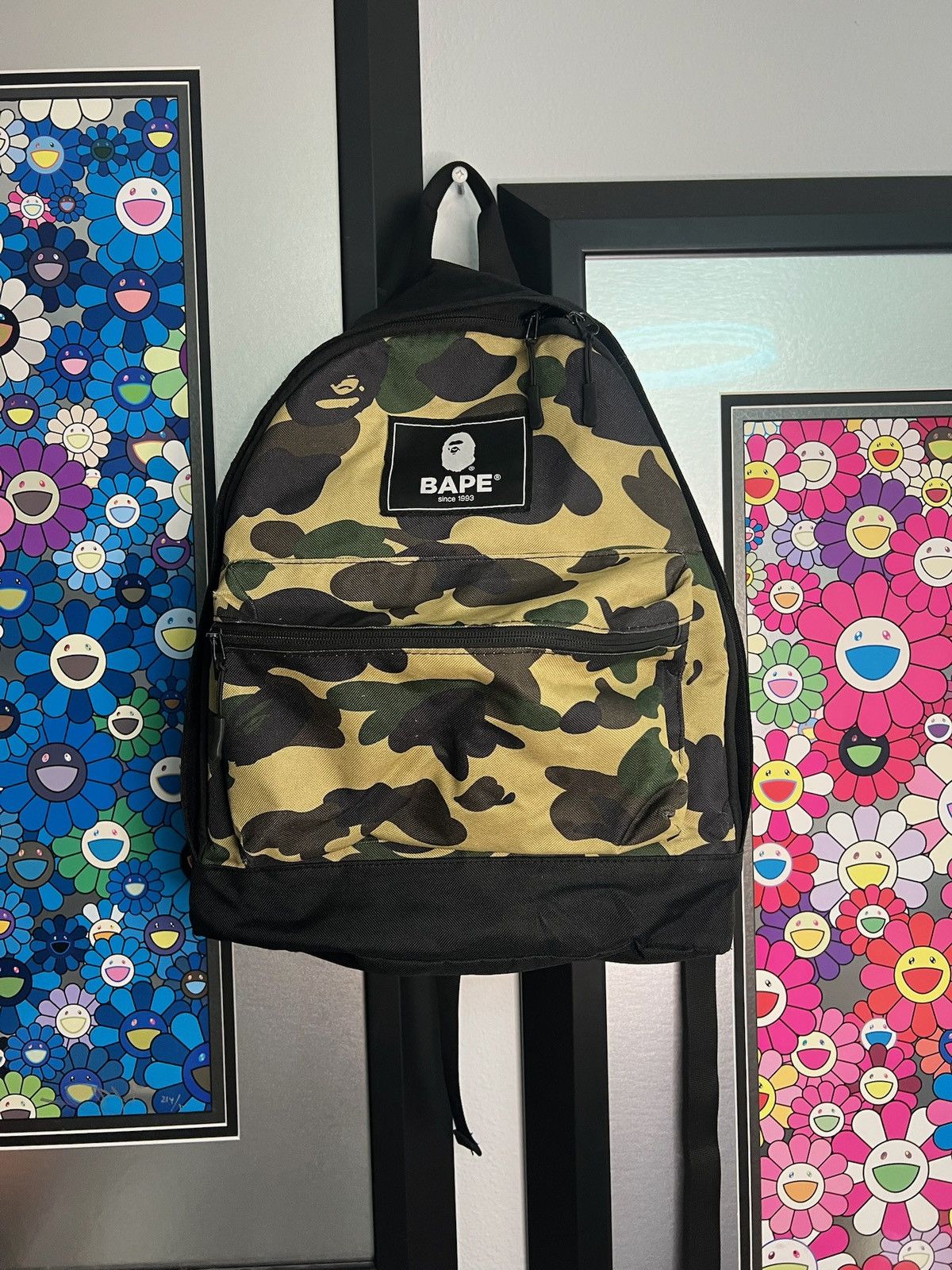 Bape x Stussy x vintage Collab backpack