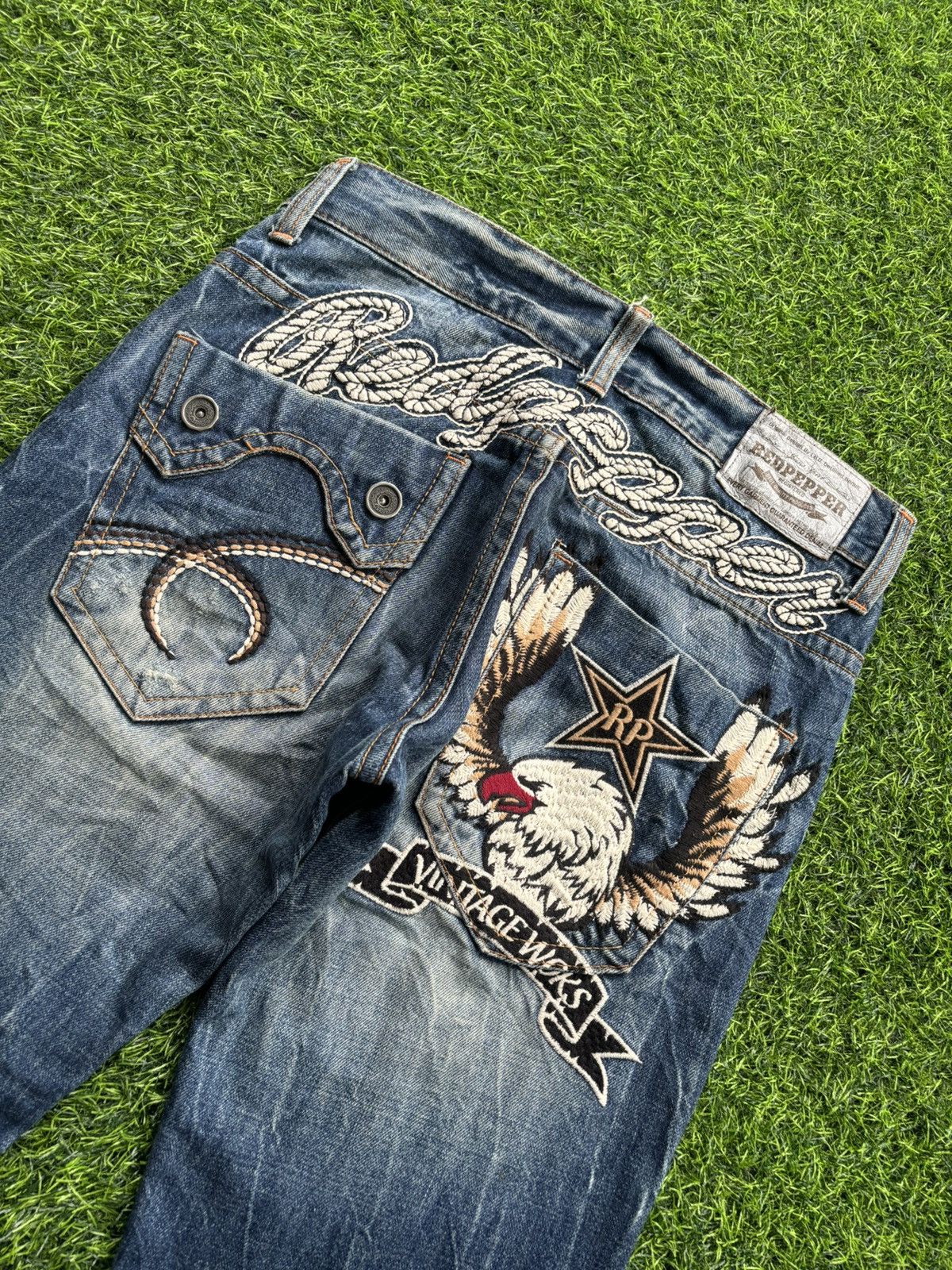 Tornado Mart Y2k Red Pepper Ifsixwasnine Punk Style Jeans Size US 31 - 7 Thumbnail