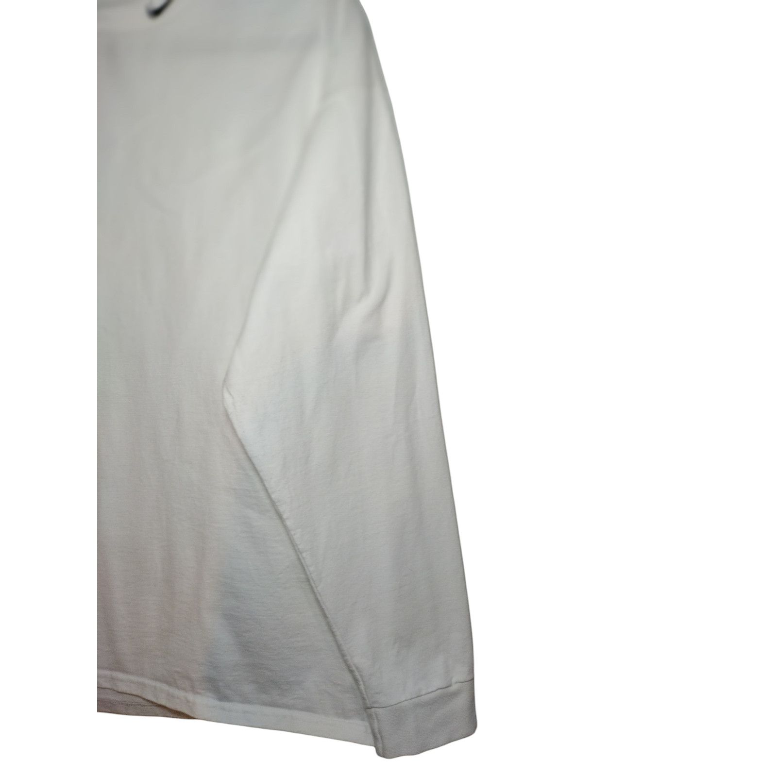 Nike Nike Mens Pullover Sweatshirt Mock Neck Long Sleeve White LG Size US L / EU 52-54 / 3 - 3 Thumbnail