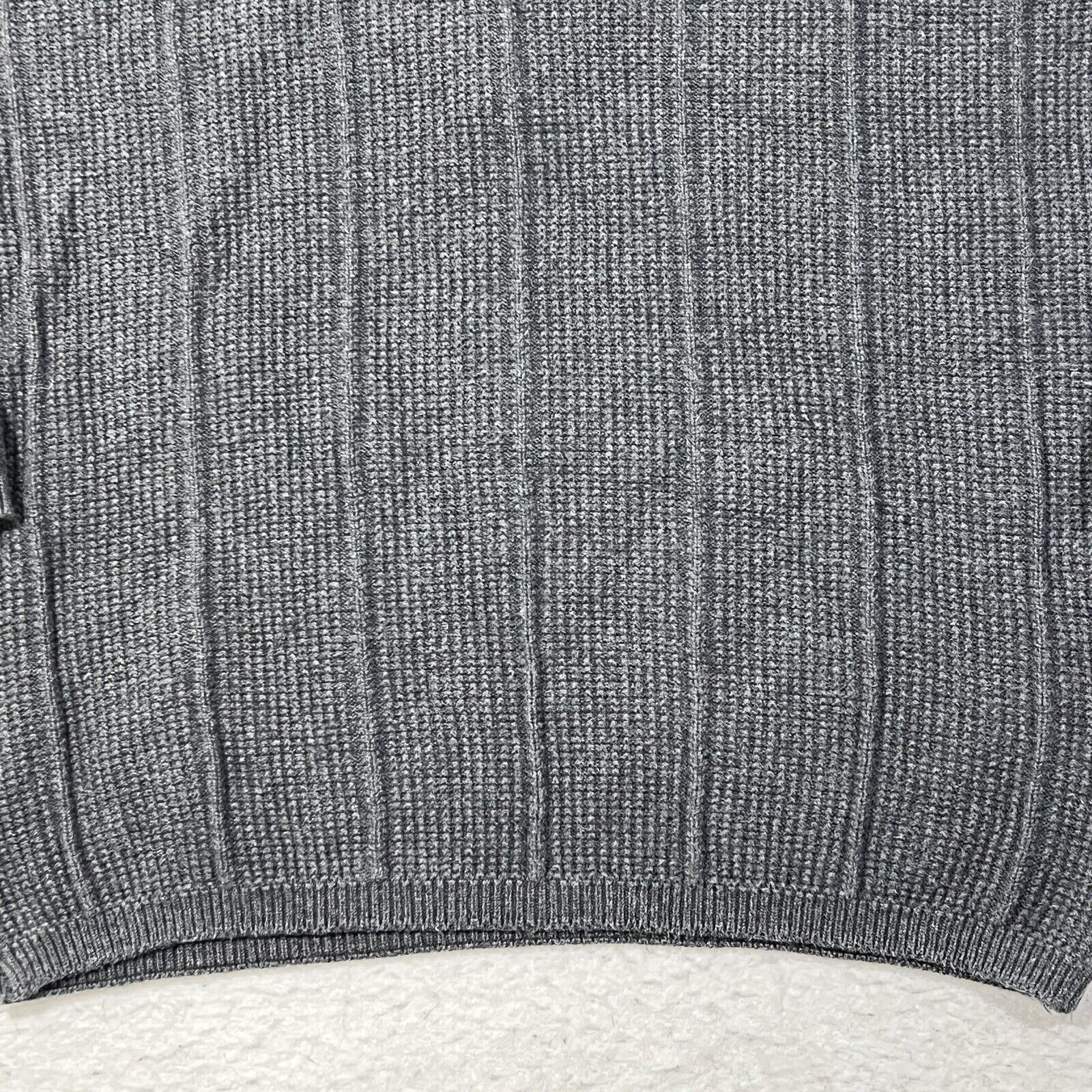 Hard Rock Cafe Vintage Hard Rock Cafe Madrid Henley Knit Sweater Gray Size S / US 4 / IT 40 - 11 Thumbnail