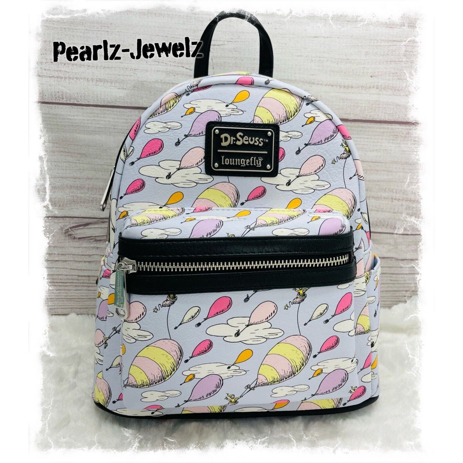 Disney Loungefly Dr. Suess Oh the Places You'll Go Balloon AOP Mini Size ONE SIZE - 1 Thumbnail