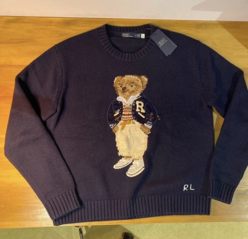 Polo Ralph Lauren Polo Bear wool-cashmere jumper Size US M / EU 48-50 / 2 - 1 Thumbnail