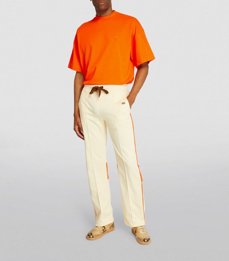 AMI Orange Ami De Couer Logo Oversized T-Shirt Size US XS / EU 42 / 0 - 3 Thumbnail