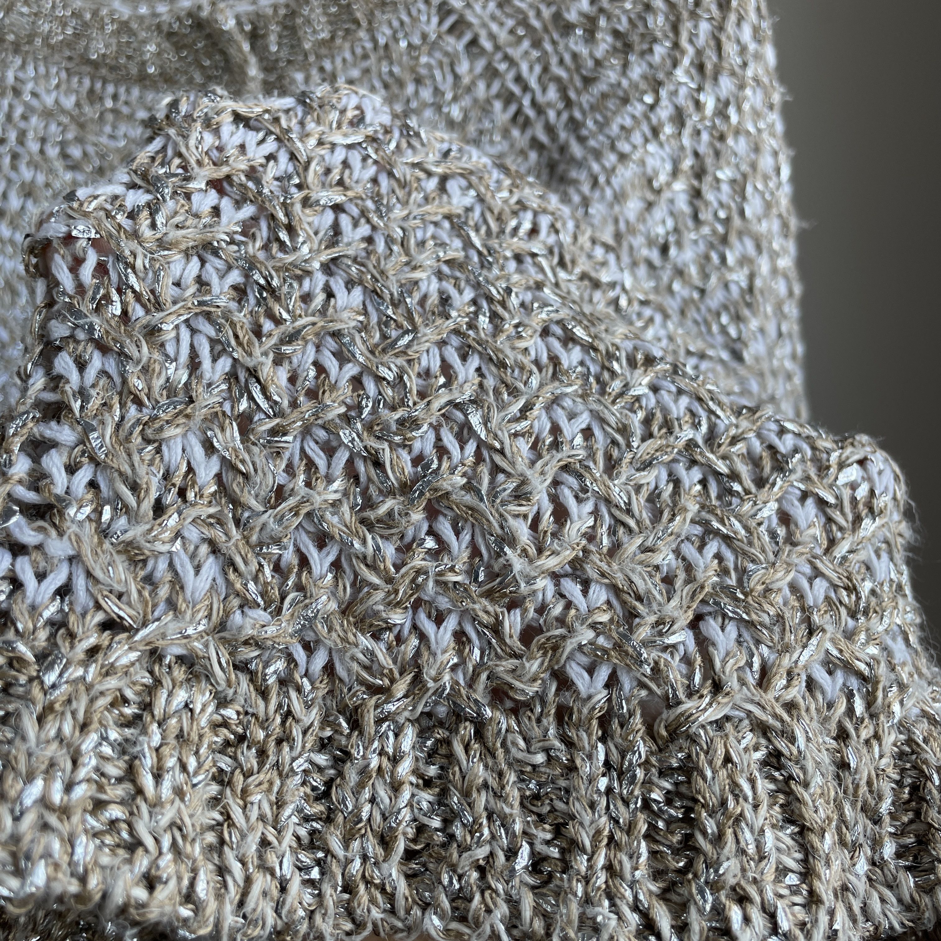Other Bruno Manetti Mesh Knit Linen Blend Snap Button Cardigan Size L / US 10 / IT 46 - 6 Thumbnail