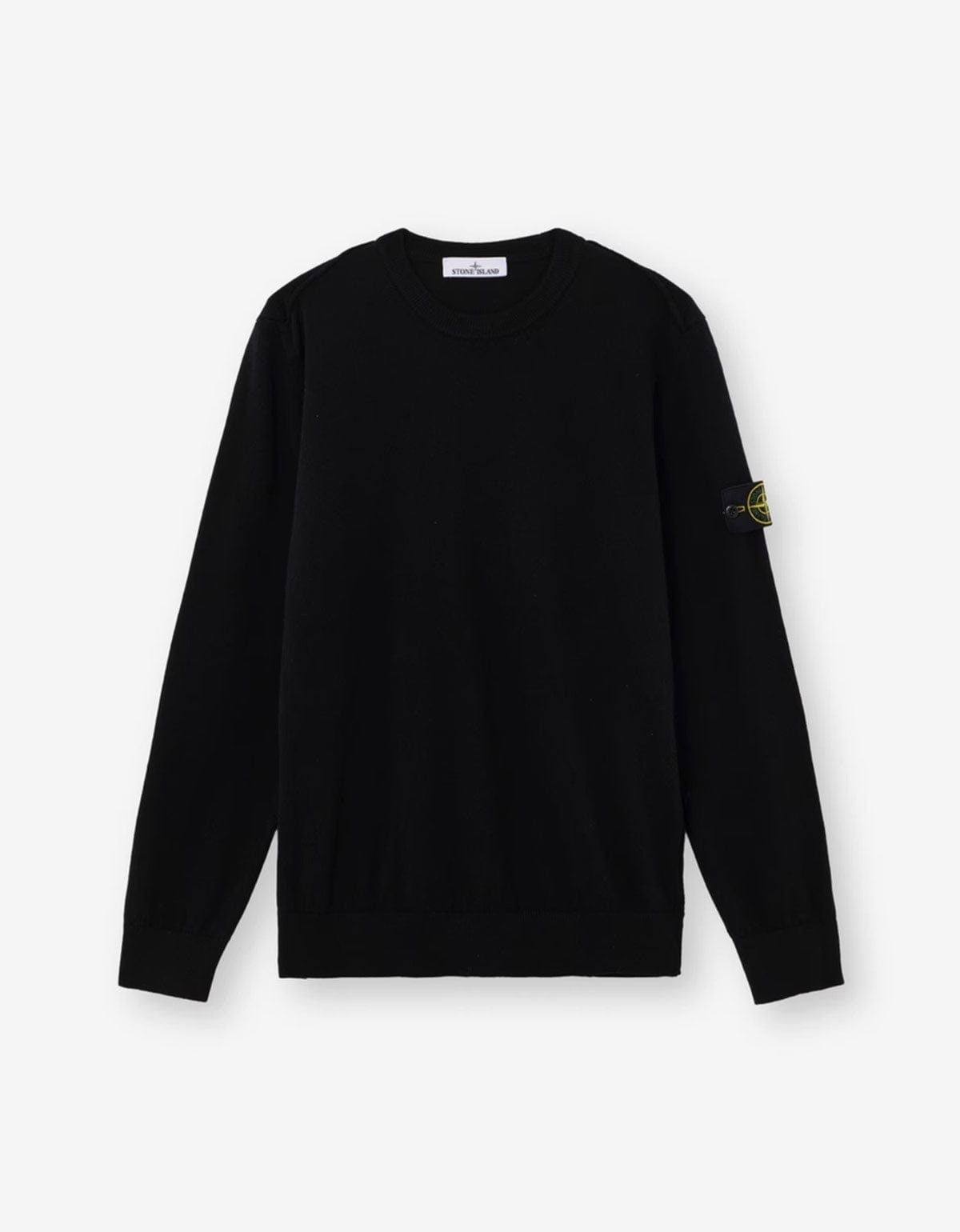 Stone Island Stone Island Black RWS Geelong Wool Sweater Size US S / EU 44-46 / 1 - 1 Thumbnail