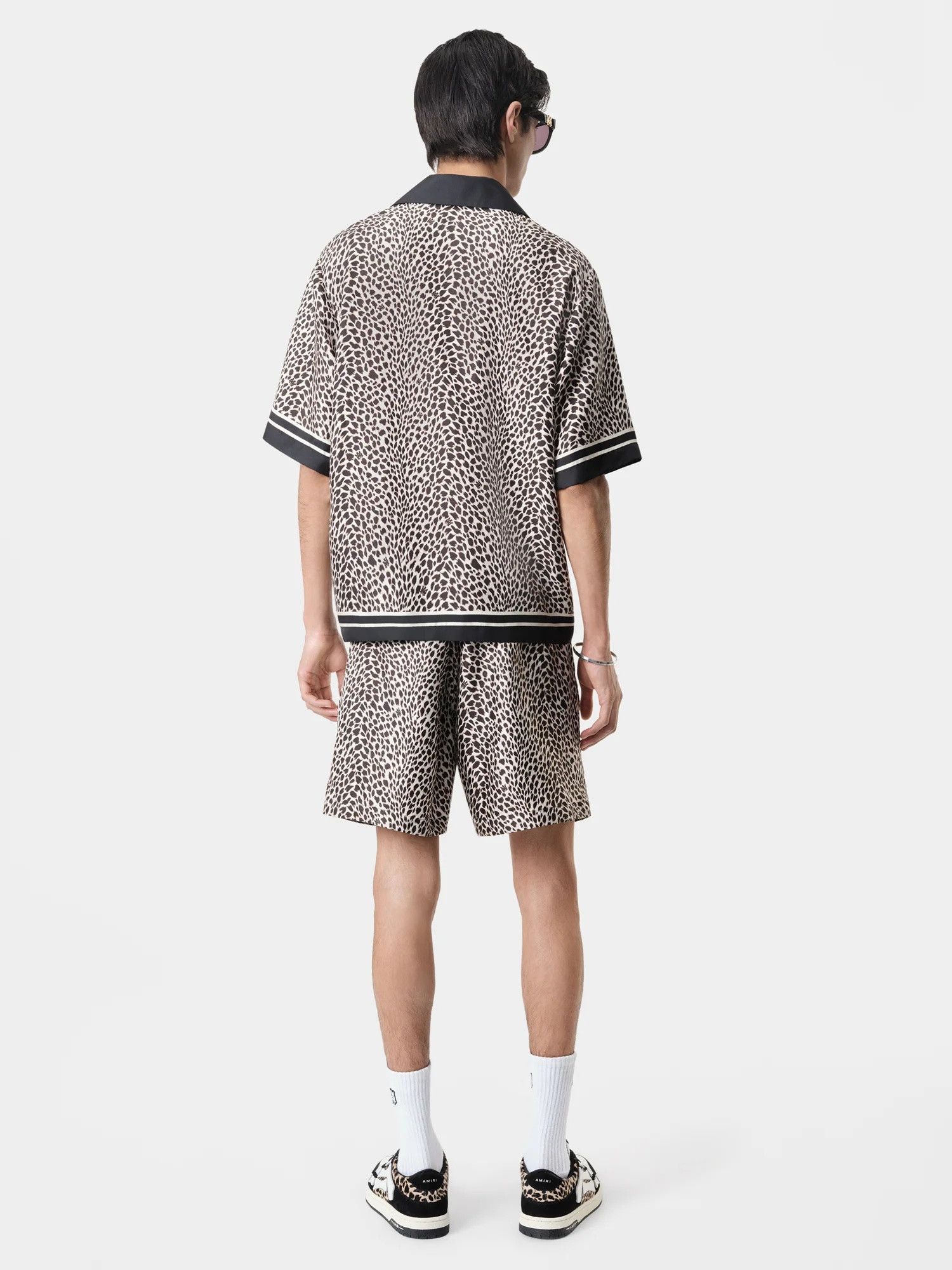 Amiri o1orln1025 MA Leopard Short in Black/White Size US 34 / EU 50 - 5 Thumbnail