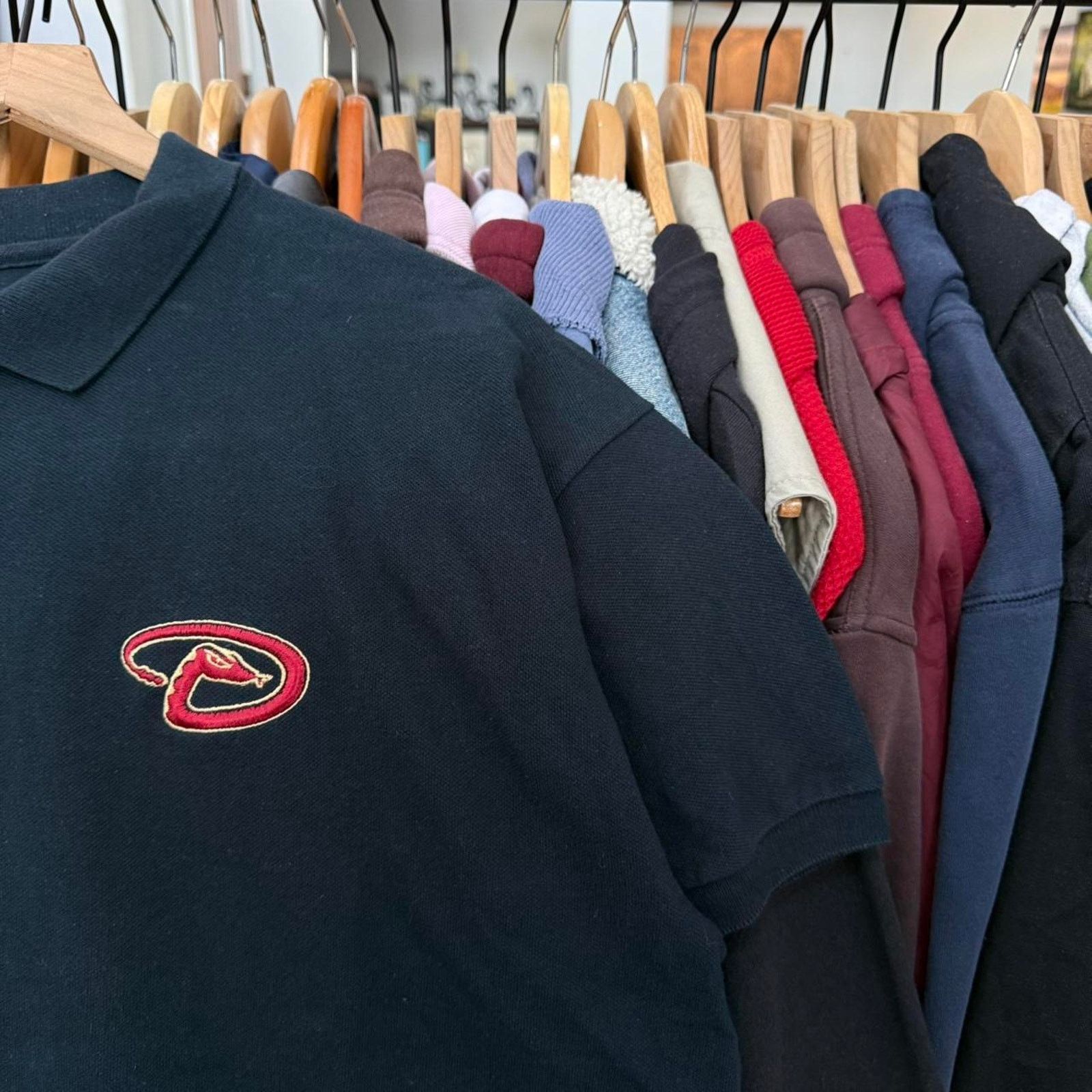 Gildan Vintage Y2K Arizona Diamondbacks MLB Polo Shirt Black Size US L / EU 52-54 / 3 - 3 Thumbnail