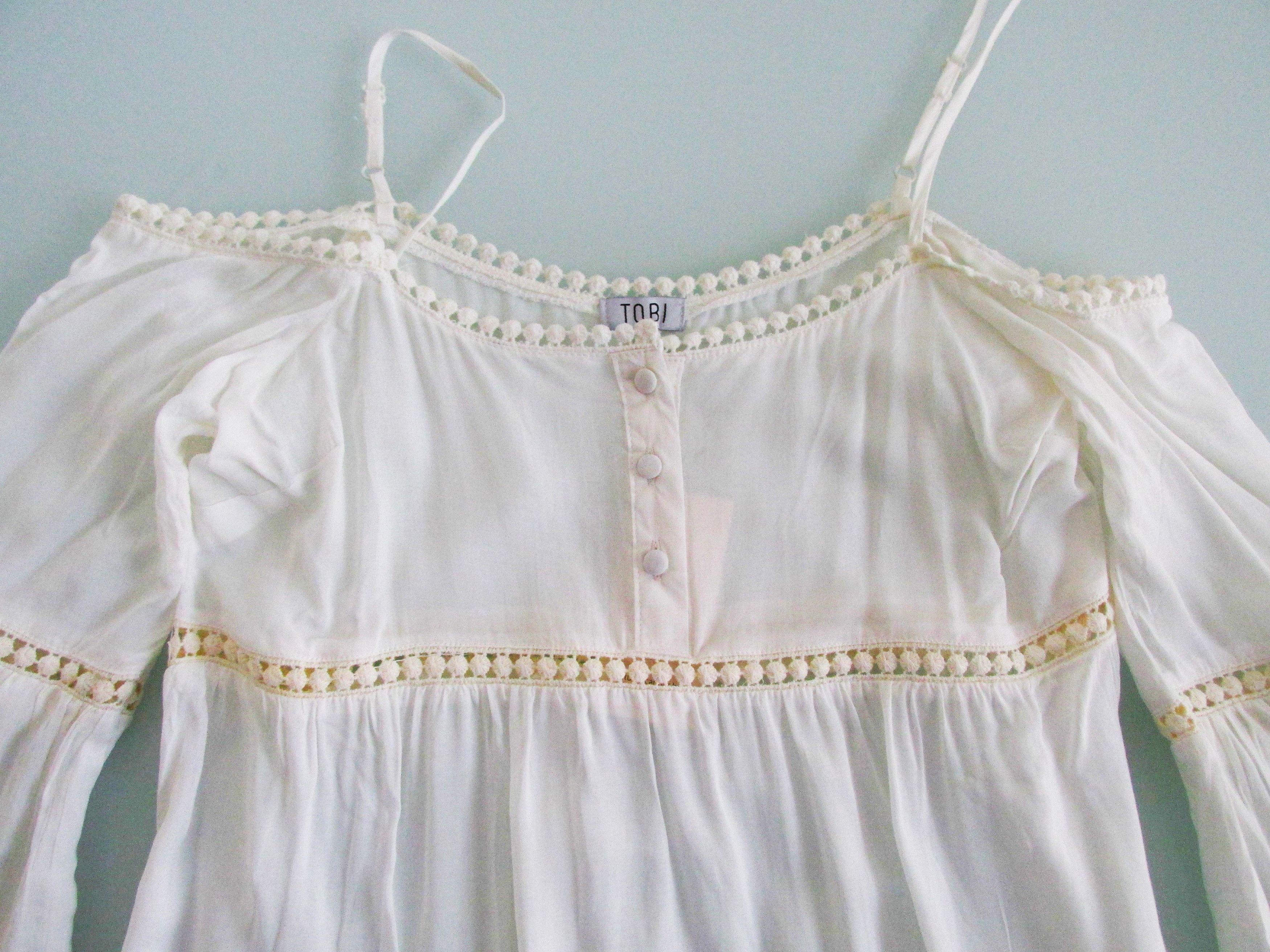 Other TOBI (NWT) Women's Long Sleeve Rayon Blouse Size Medium Size M / US 6-8 / IT 42-44 - 3 Thumbnail