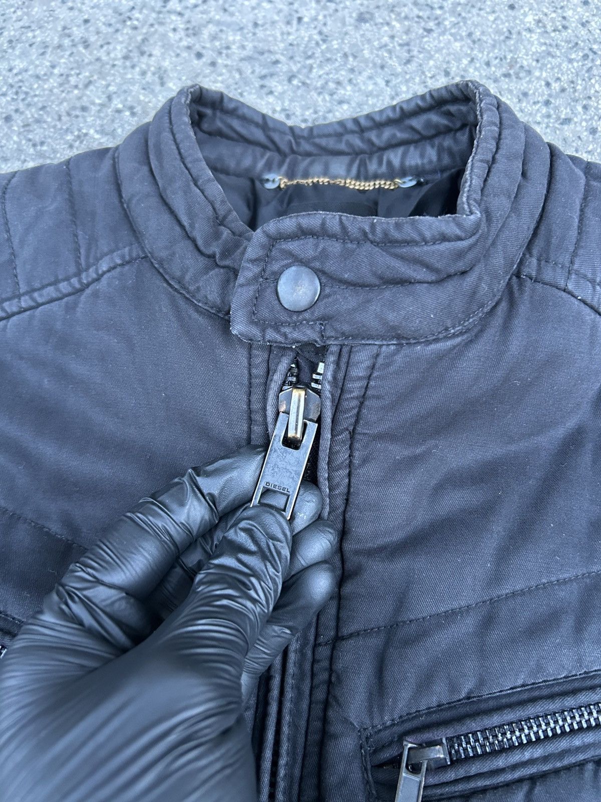 Diesel Diesel Vintage black Jacket Y2K Bomber with patch Size M / US 6-8 / IT 42-44 - 6 Thumbnail
