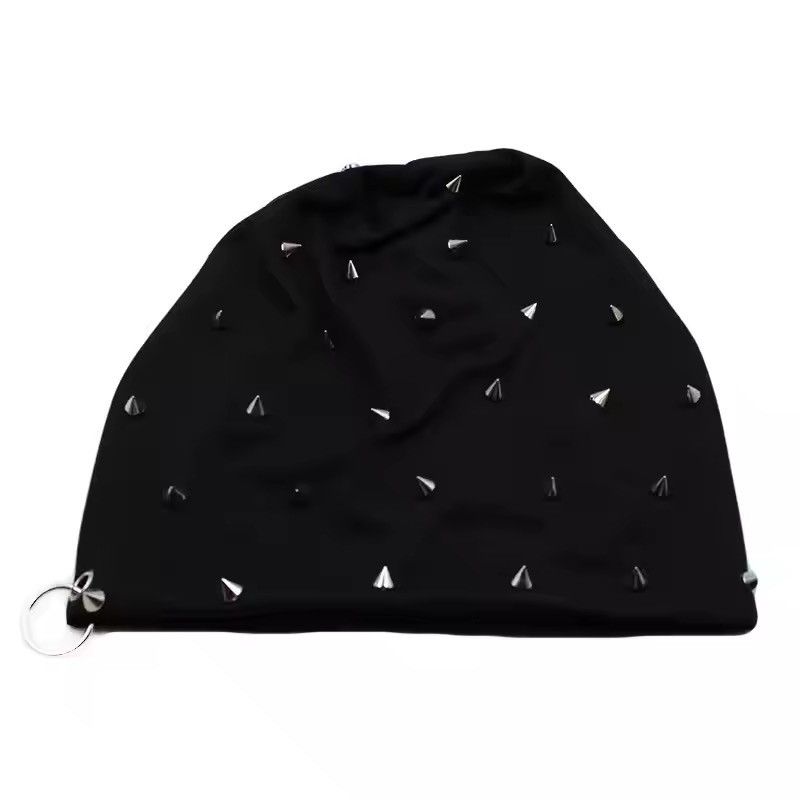Japanese Brand Fashion Rivet Hoop Hat Beanie Unisex Size ONE SIZE - 2 Thumbnail