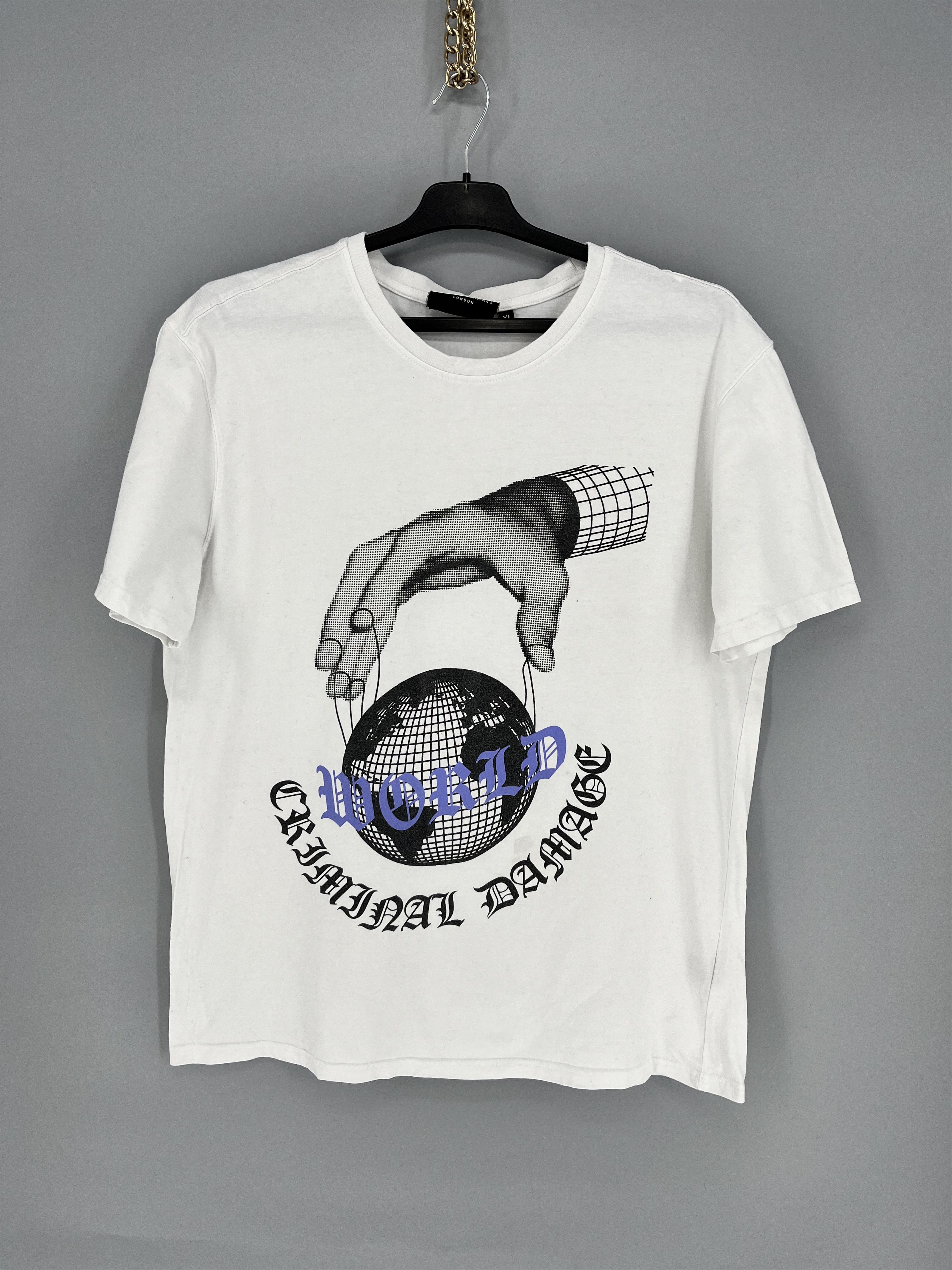 Criminal Damage Vintage Criminal Damage London World Tour Streetwear Style Size US L / EU 52-54 / 3 - 1 Thumbnail