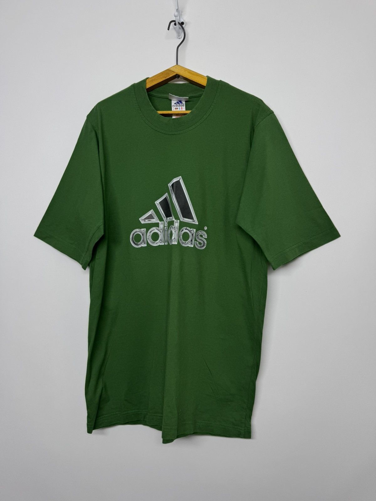 Adidas Vintage Adidas Big Logo T-Shirt 90’s Size US M / EU 48-50 / 2 - 5 Thumbnail