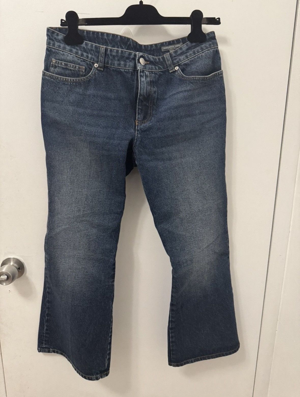 Alexander McQueen Alexander McQueen Wide Leg Jeans 2017 Collection Size 29" - 1 Thumbnail