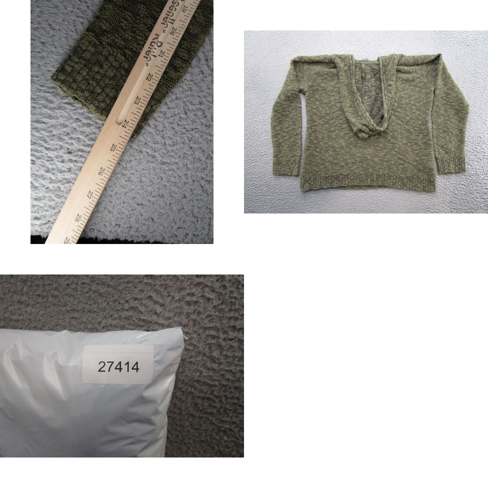 Eddie Bauer Eddie Bauer Women's Green Pullover V-Neck Sweater Hooded Size M Outdoors Size M / US 6-8 / IT 42-44 - 8 Thumbnail