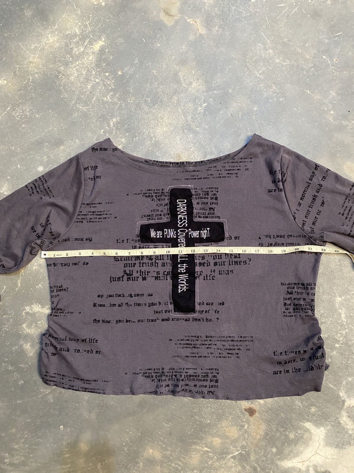 Japanese Brand Y2k 2000s cross longslevees Size US L / EU 52-54 / 3 - 4 Thumbnail