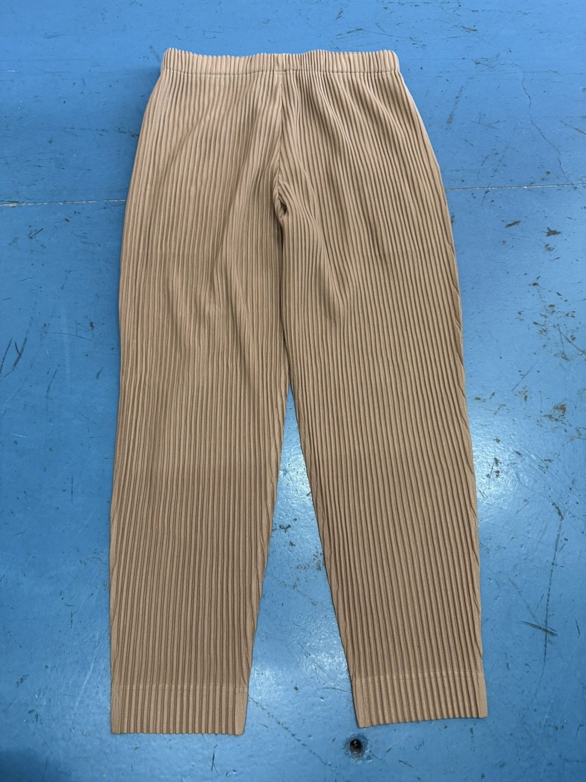 Homme Plisse Issey Miyake HP26JF193/3 HOMME PLISSE BEIGE PANTS Size US 34 / EU 50 - 2 Thumbnail