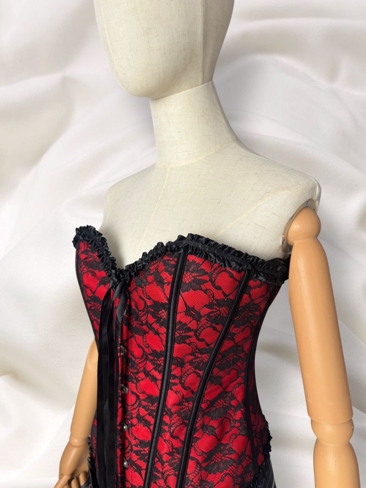 Hysteric Glamour Y2K Romantic Super Sexy Lace Details Corset Top Size M / US 6-8 / IT 42-44 - 6 Thumbnail