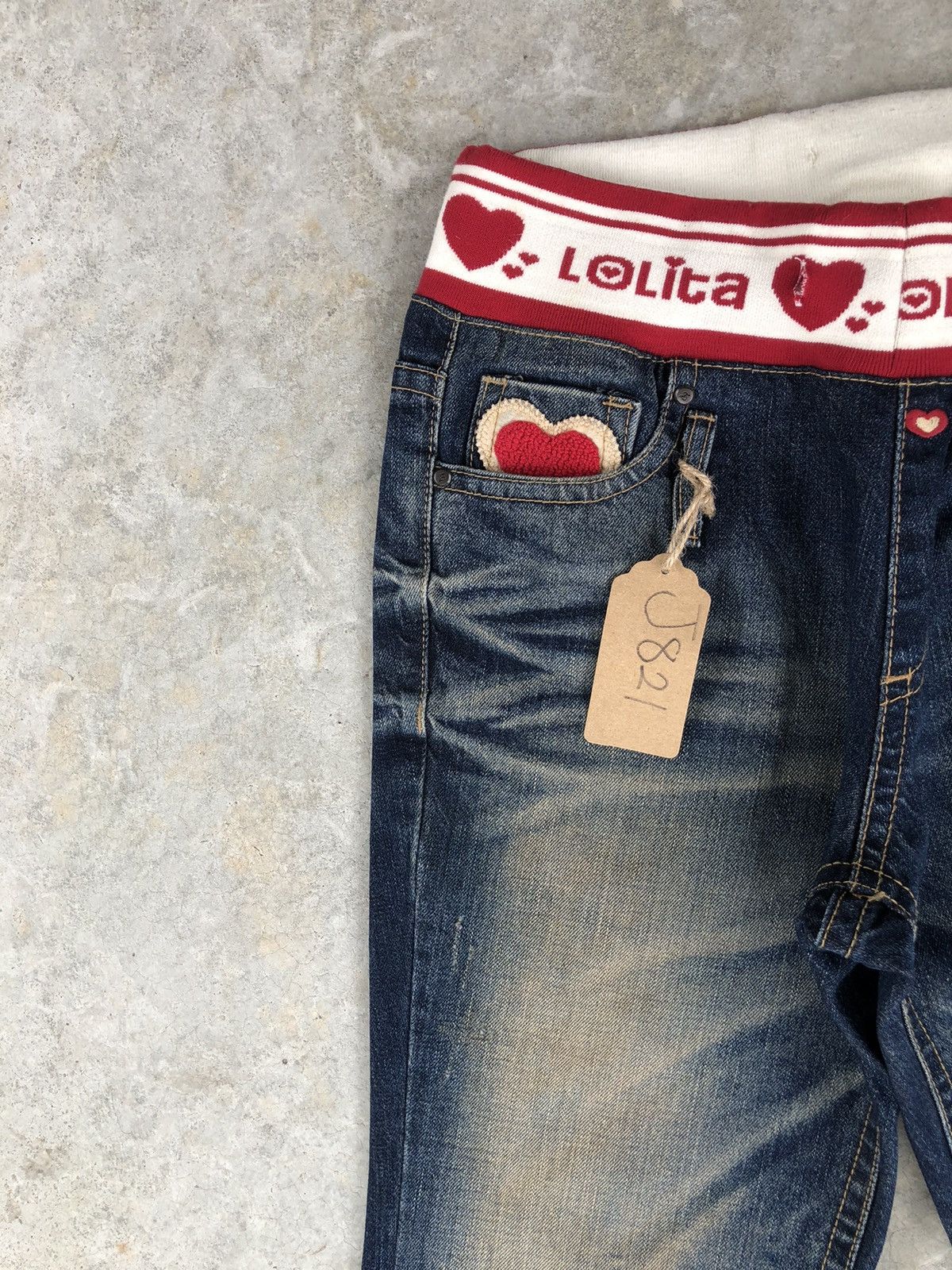 Japanese Brand Yoshitomo Nara Lolita Love Distressed Jeans Size US 32 / EU 48 - 3 Thumbnail