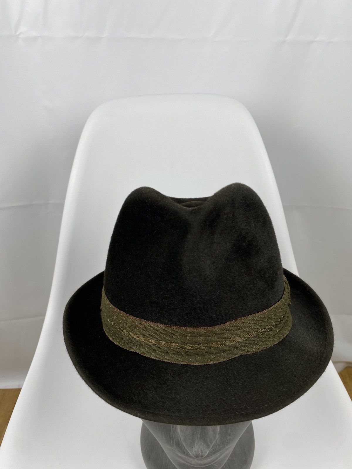 Other Dunn&Co Wool Fedora Hat Size 58 7 1/8 Great Britain Size ONE SIZE - 2 Thumbnail
