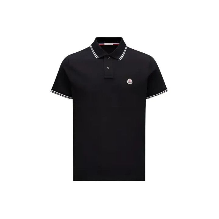 Moncler Moncler Men's Embroidered Print Short Sleeve Polo Size US S / EU 44-46 / 1 - 1 Thumbnail