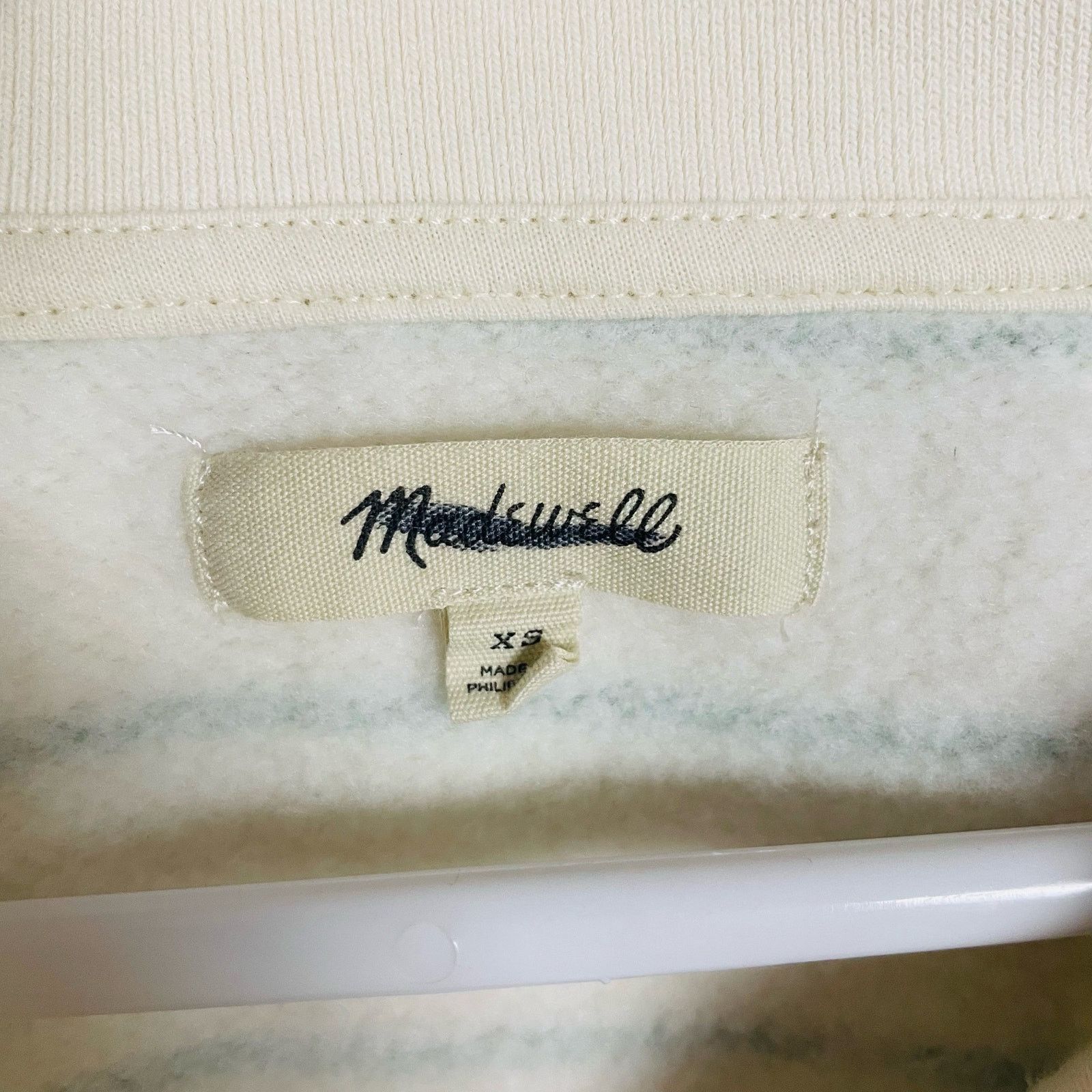 Madewell Madewell Betterterry Polo Striped Sweatshirt US Women's XS Size XS / US 0-2 / IT 36-38 - 5 Thumbnail