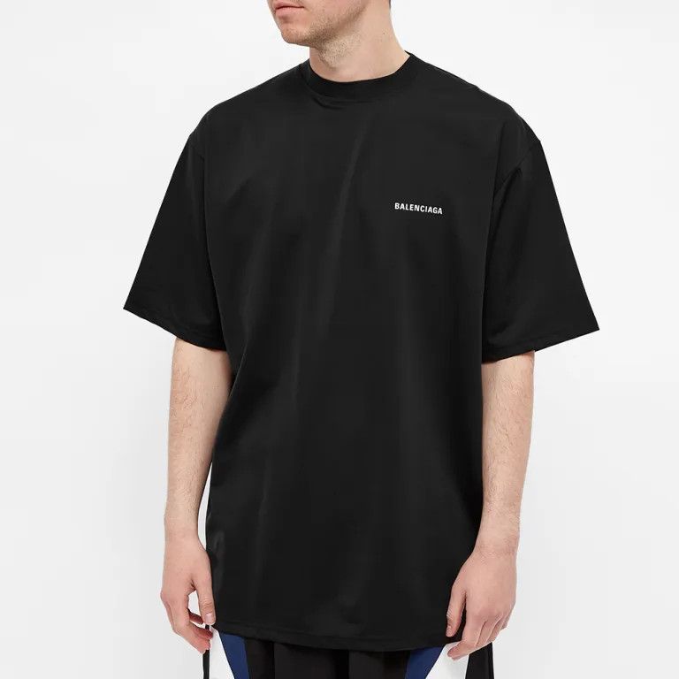 Balenciaga o1in1g1224 Swim T-Shirt in Black Size US M / EU 48-50 / 2 - 3 Thumbnail