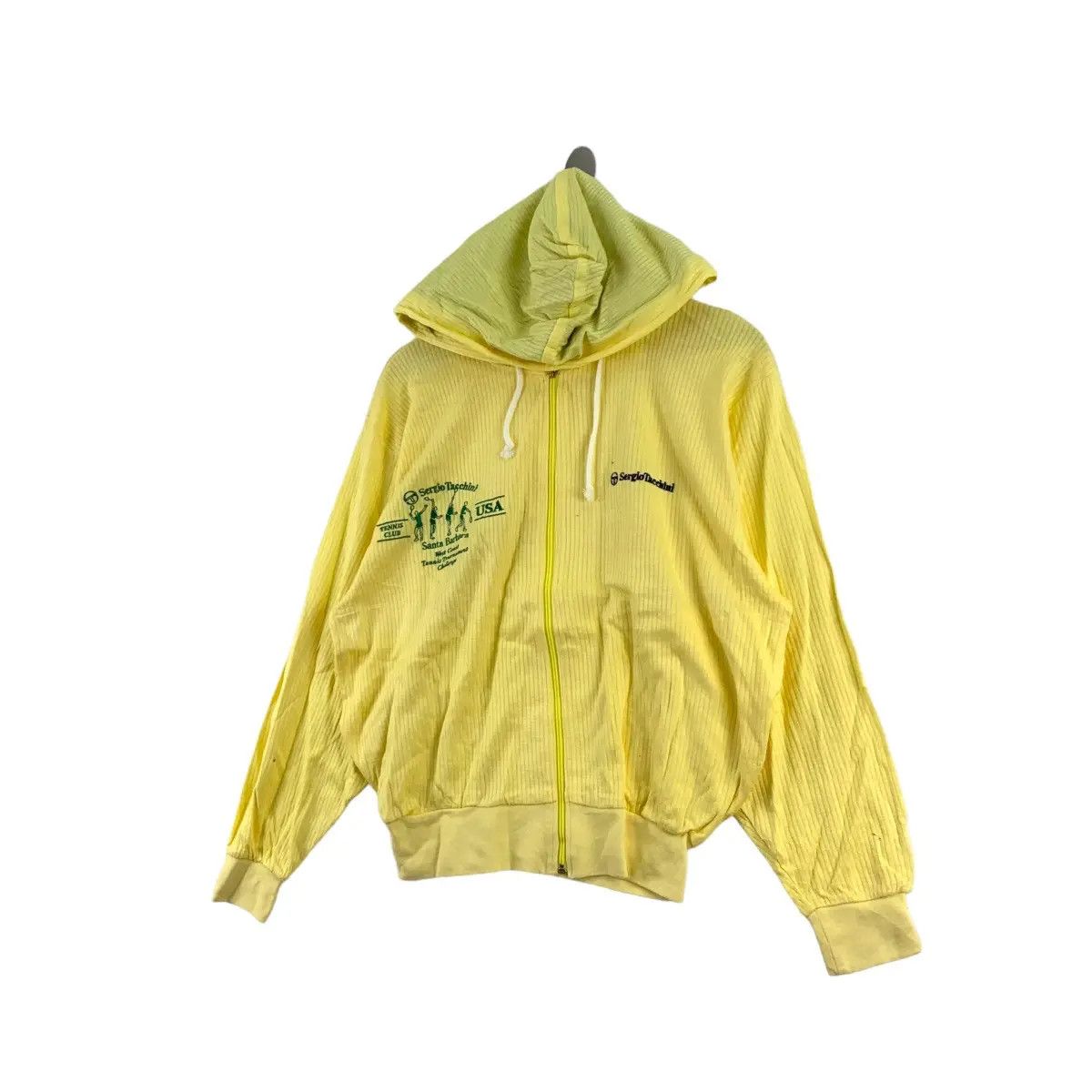 Sergio Tacchini Vintage SERGIO TACCHINI TENNIS USA Club Santa Barbara Size L / US 10 / IT 46 - 5 Thumbnail