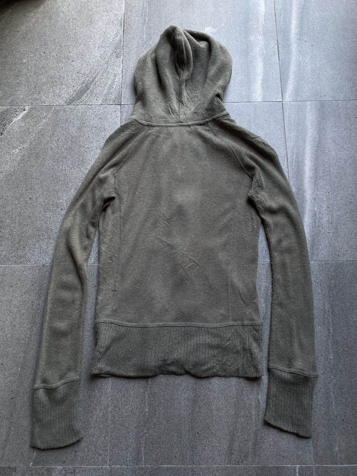 GOA Goa Olive Faded Zip Hoodie Size S / US 4 / IT 40 - 4 Thumbnail