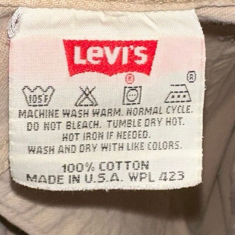 Levi's Vintage Levi’s Beige Button Fly 1994 Denim Jeans Size 28" / US 6 / IT 42 - 5 Thumbnail