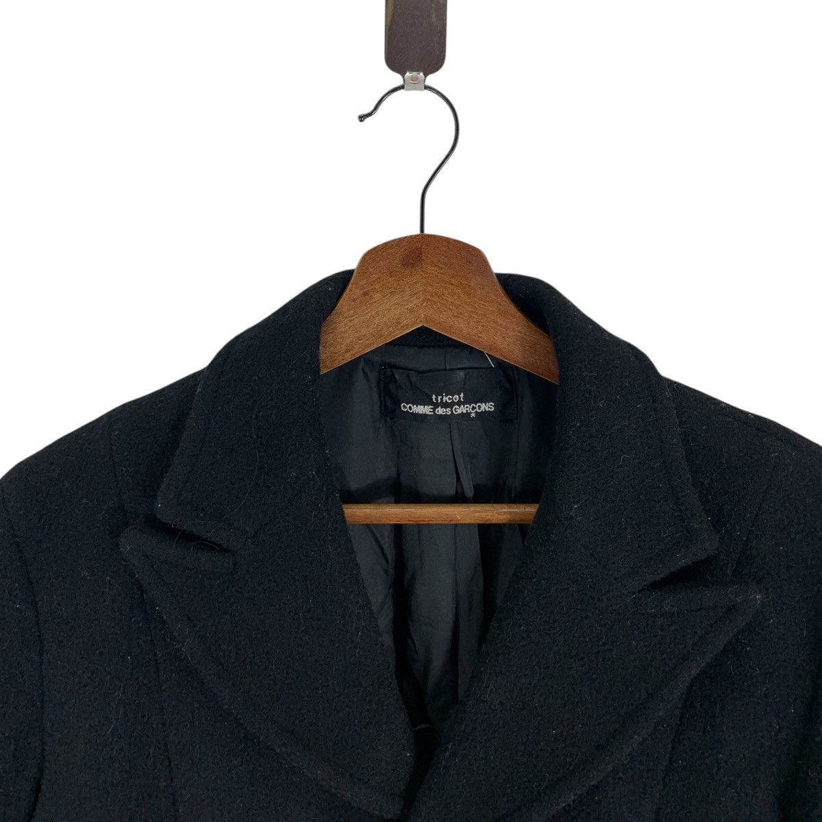 Comme des Garcons Homme Plus VINTAGE COMME DES GARCONS TRICOT WOOL OVERCOAT Size M / US 6-8 / IT 42-44 - 6 Thumbnail
